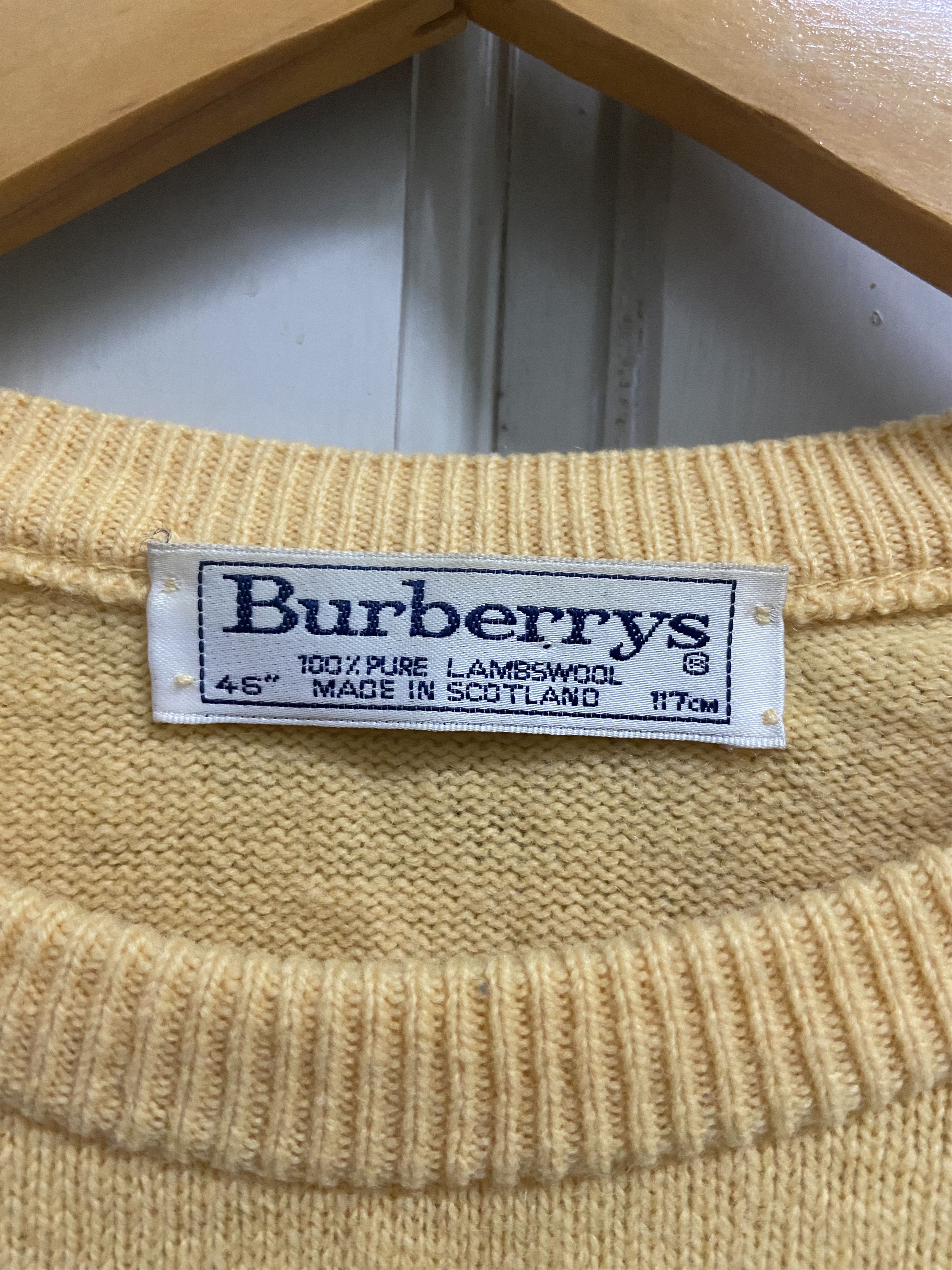 Burberry Vintage Burberrys 100% Pure Lambswool Knitwear Size US L / EU 52-54 / 3 - 4 Thumbnail