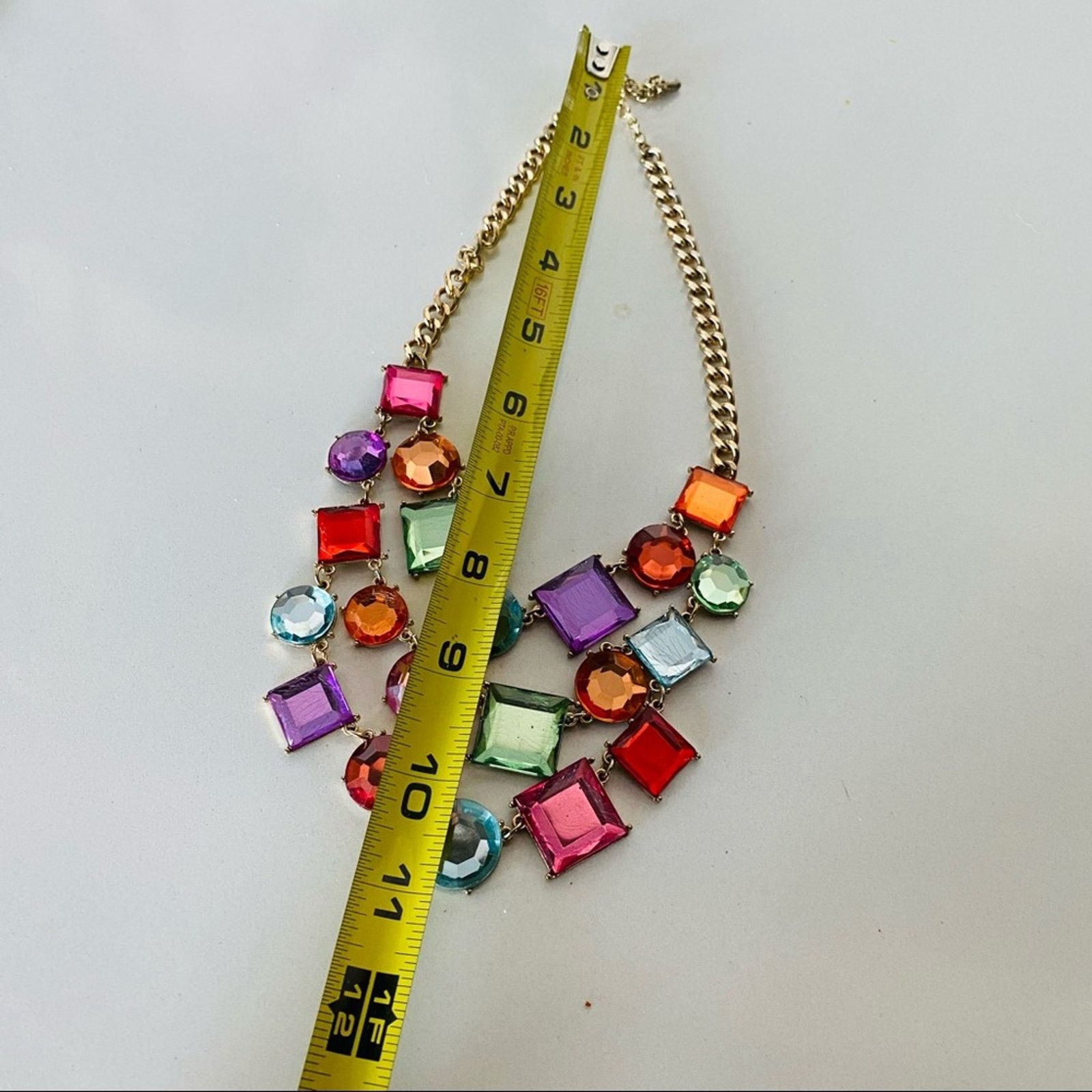 Nordstrom NORDSTROM Gold Jewel Charm Layered Multi Statement Necklace Size ONE SIZE - 5 Thumbnail