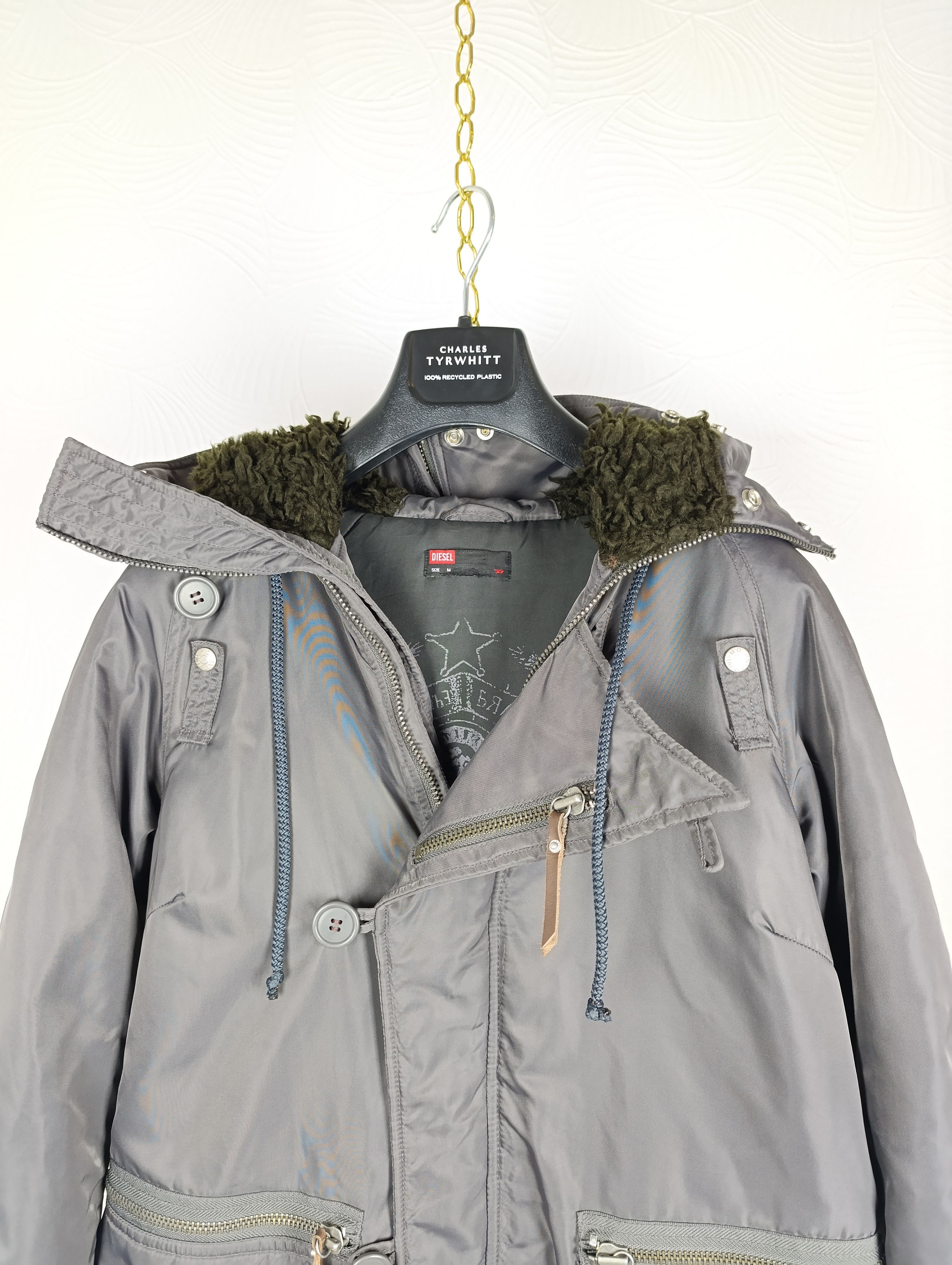 Diesel DIESEL Y2K VINTAGE KINO INDUSTRY LADIES PARKA COAT JACKET Size M / US 6-8 / IT 42-44 - 2 Thumbnail