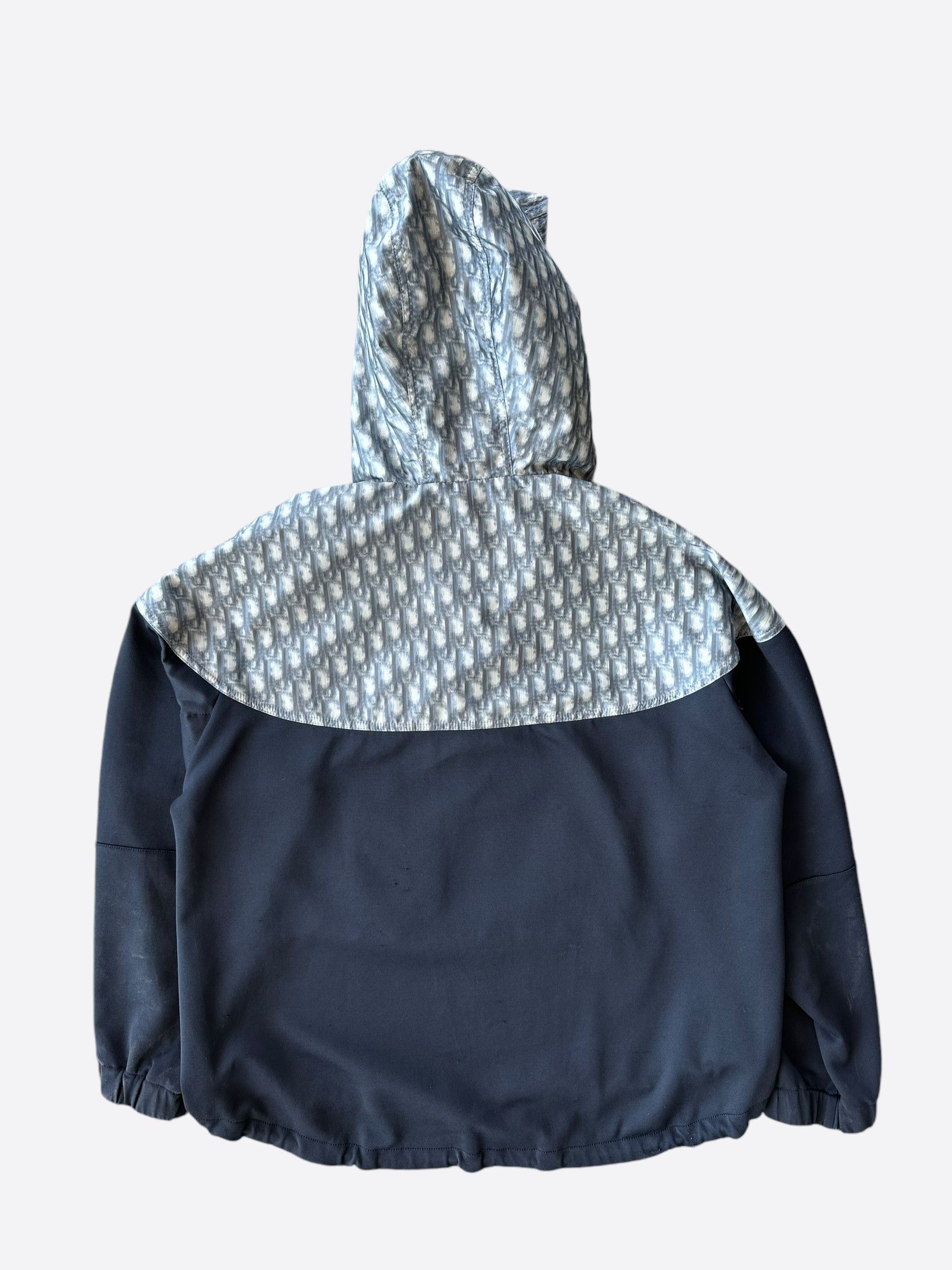 Dior Dior Stussy Blurred Oblique Anorak Hoodie Size US L / EU 52-54 / 3 - 2 Thumbnail