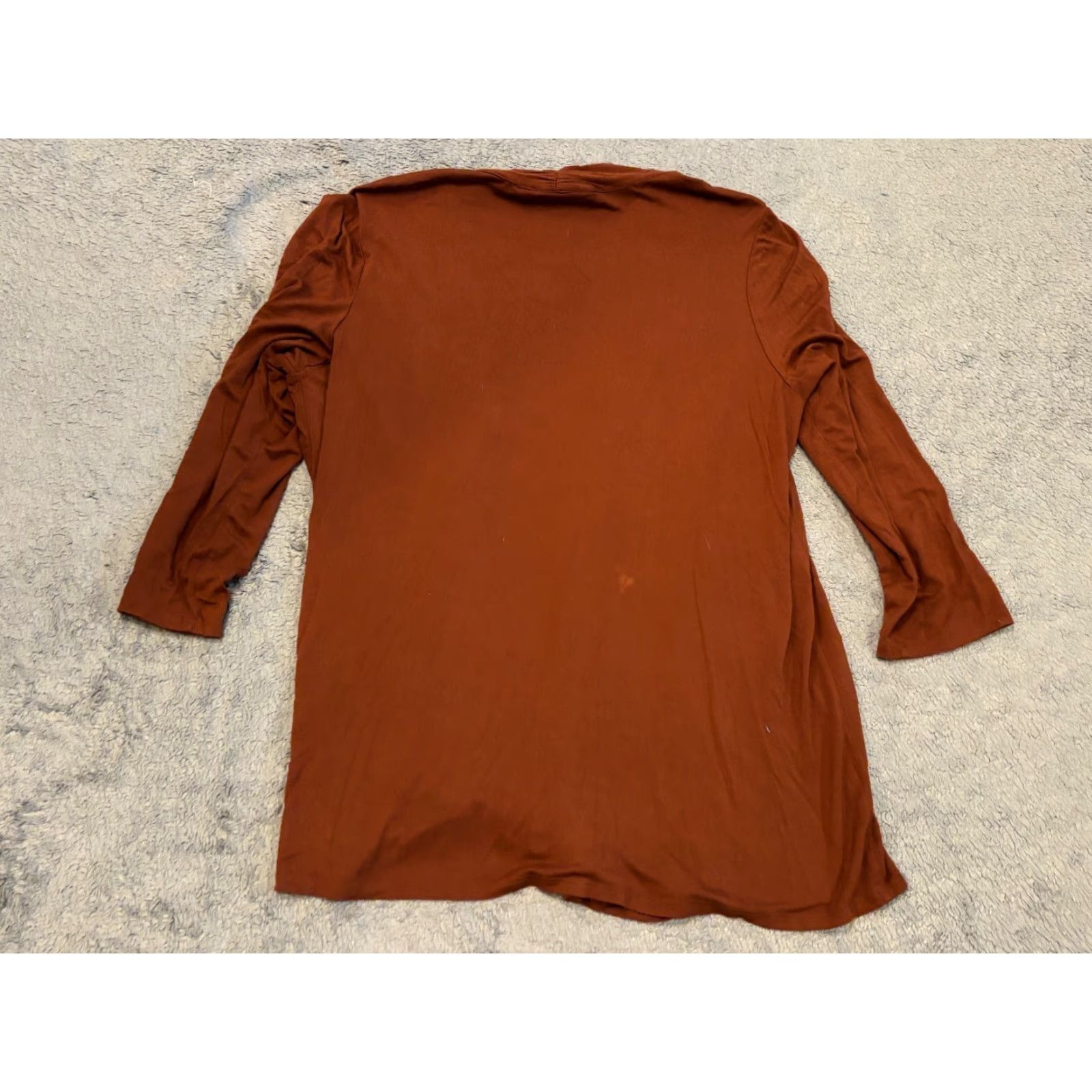 Nine West Nine West Cardigan Sweater Women's XL Brown Open Lightweight Stretch Casual Knit Open Front Size XL / US 12-14 / IT 48-50 - 5 Thumbnail