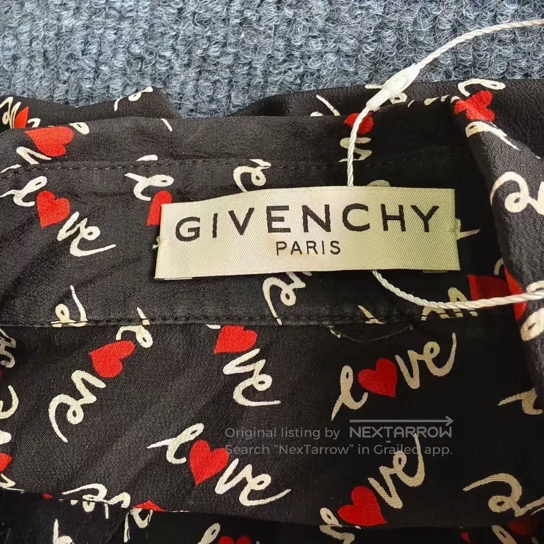 Givenchy Givenchy Black Love Print Dress. Size XXS / US 00 / IT 34 - 3 Thumbnail