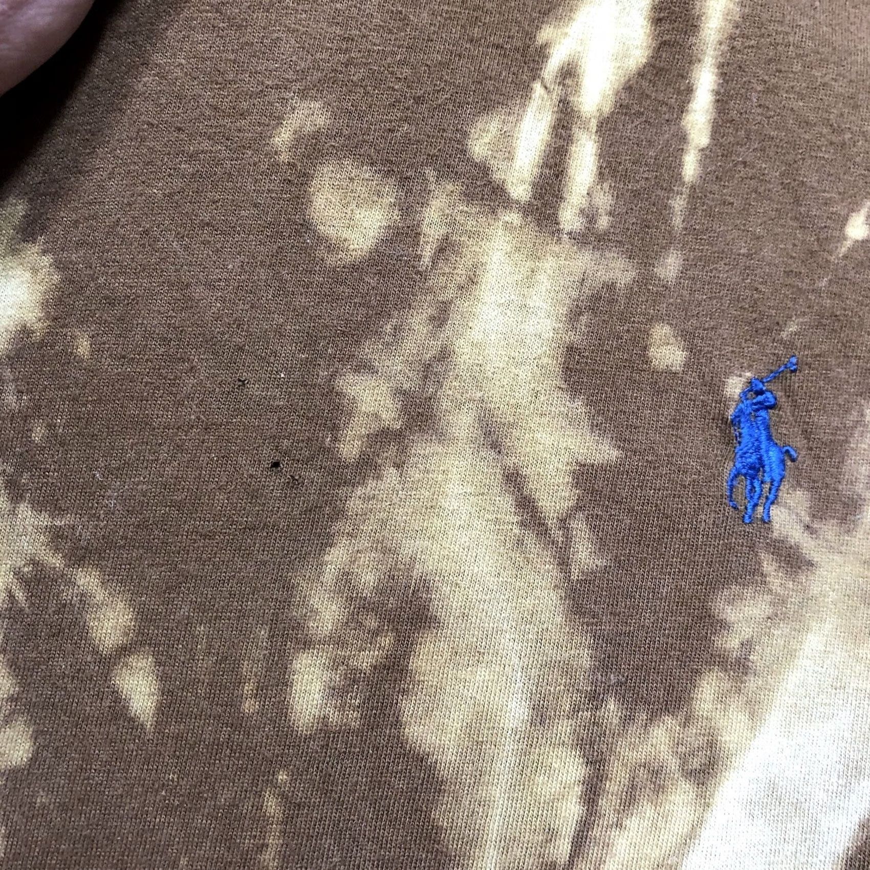 Polo Ralph Lauren Vintage Polo Ralph Lauren Brown Acid Wash Tie Dye Single Stitch T-Shirt Tag L Mens Size US L / EU 52-54 / 3 - 3 Thumbnail