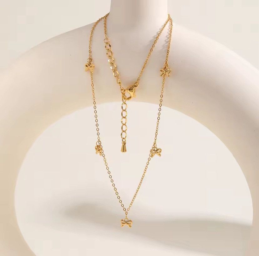 Other Dainty Bow Accessories Necklace Size ONE SIZE - 1 Thumbnail