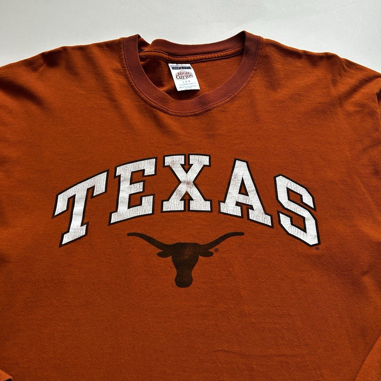Gildan Vintage University Texas Longhorns T Shirt Large Long Sleeve Size US L / EU 52-54 / 3 - 2 Thumbnail
