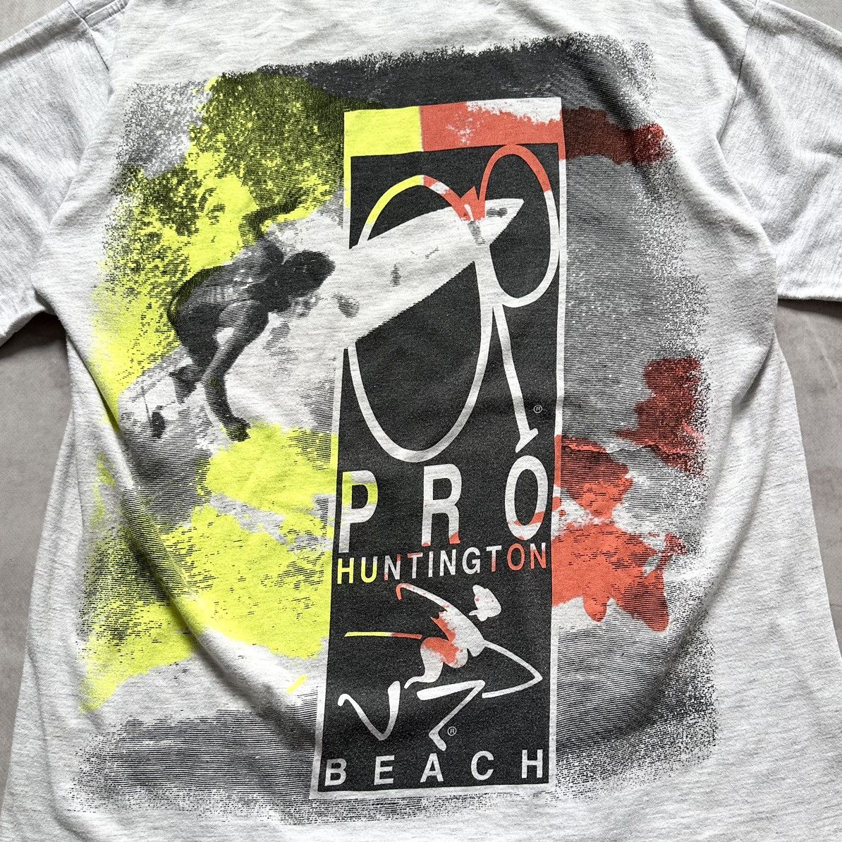 Ocean Pacific Vintage 80s-90s OP Pro Ocean Pacific Huntington Beach Surf Size US L / EU 52-54 / 3 - 3 Thumbnail