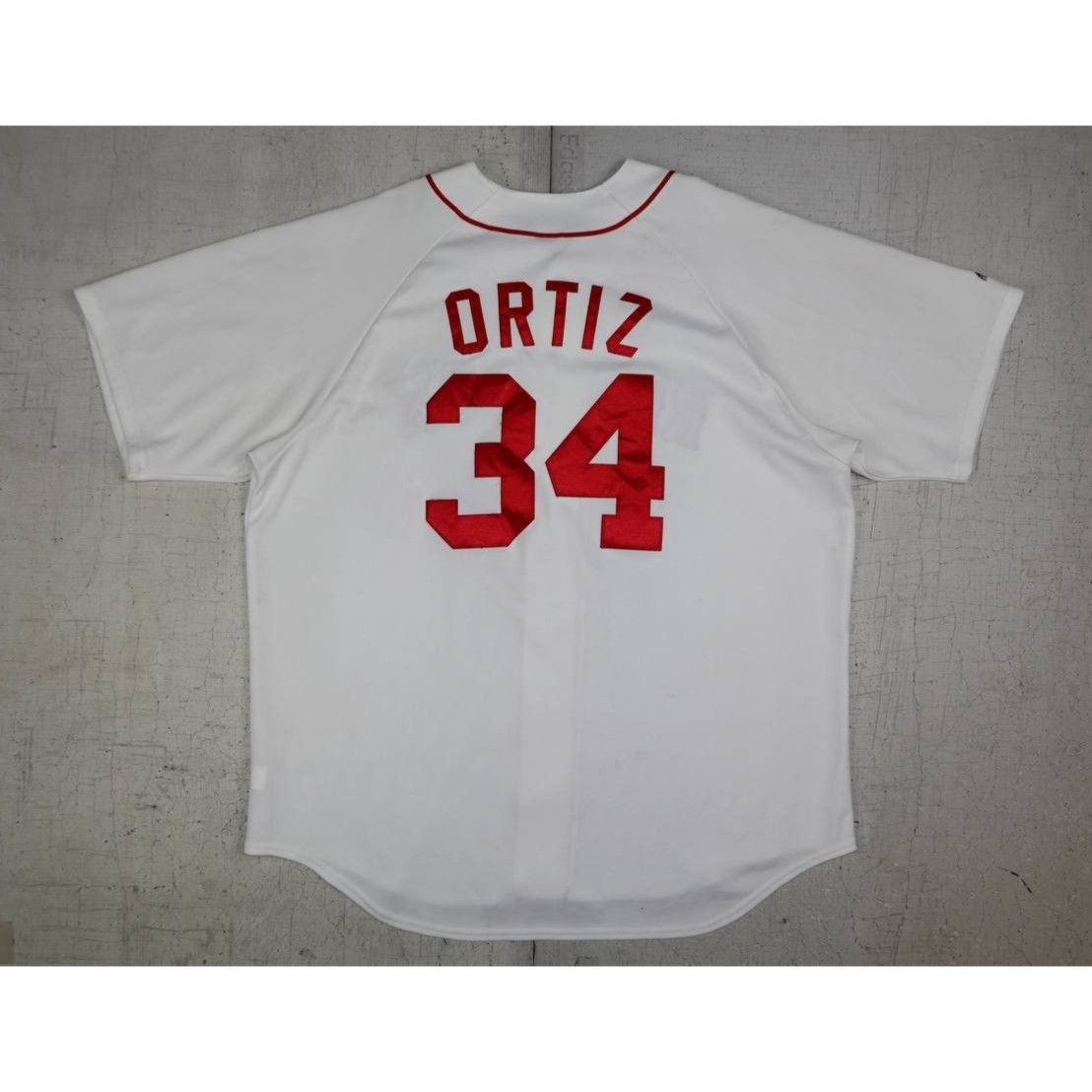 Majestic Vintage Majestic Boston Red Sox #34 Ortiz MLB Baseball Size US XXL / EU 58 / 5 - 2 Thumbnail