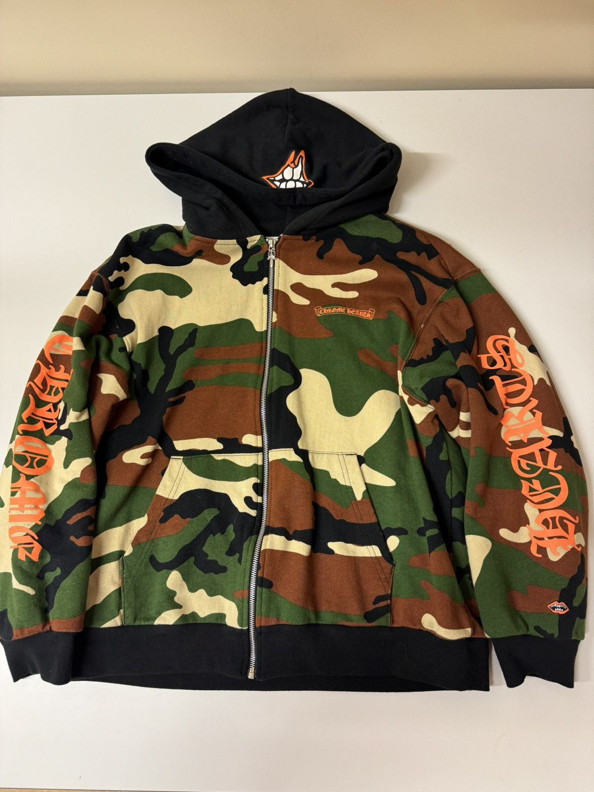 Chrome Hearts CHROME HEARTS X MATTY BOY THERMAL ZIP HOODIE Size US XL / EU 56 / 4 - 1 Thumbnail