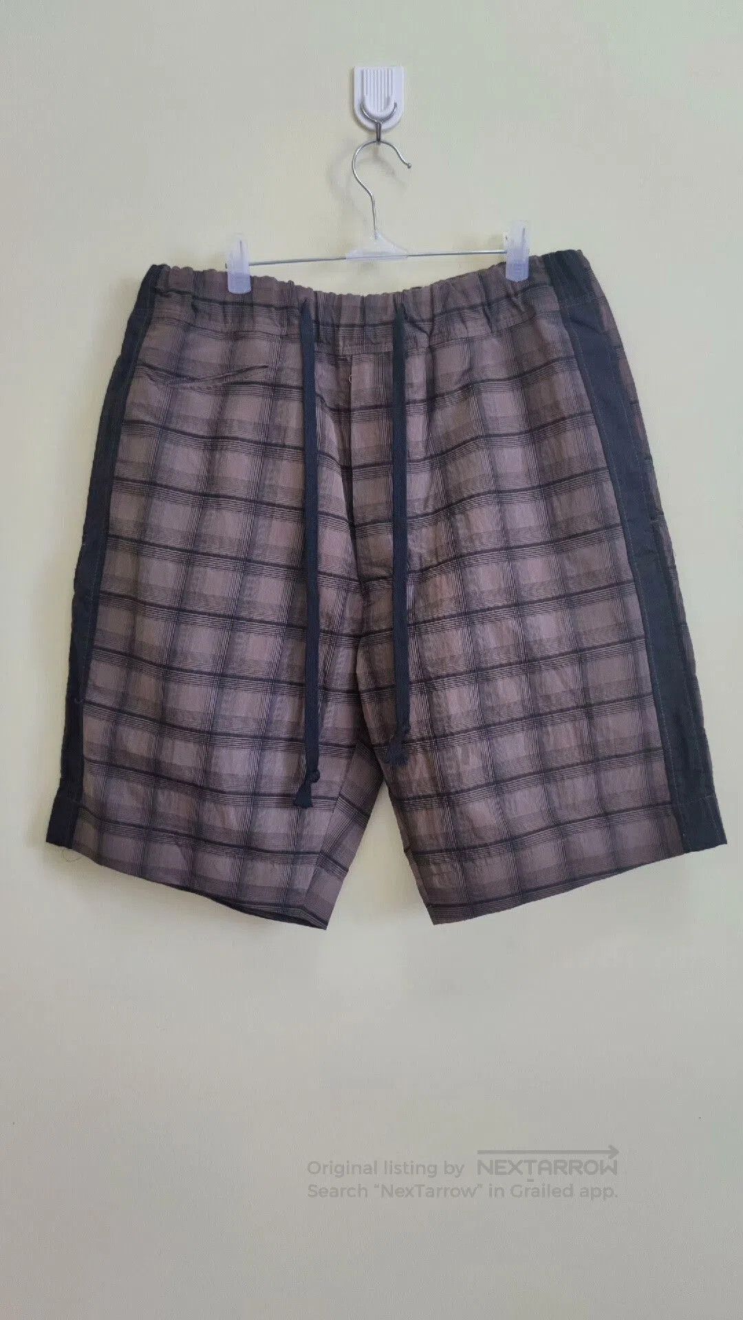 Ziggy Chen Ziggy Chen Plaid Drawstring Shorts. Size US 30 / EU 46 - 1 Thumbnail