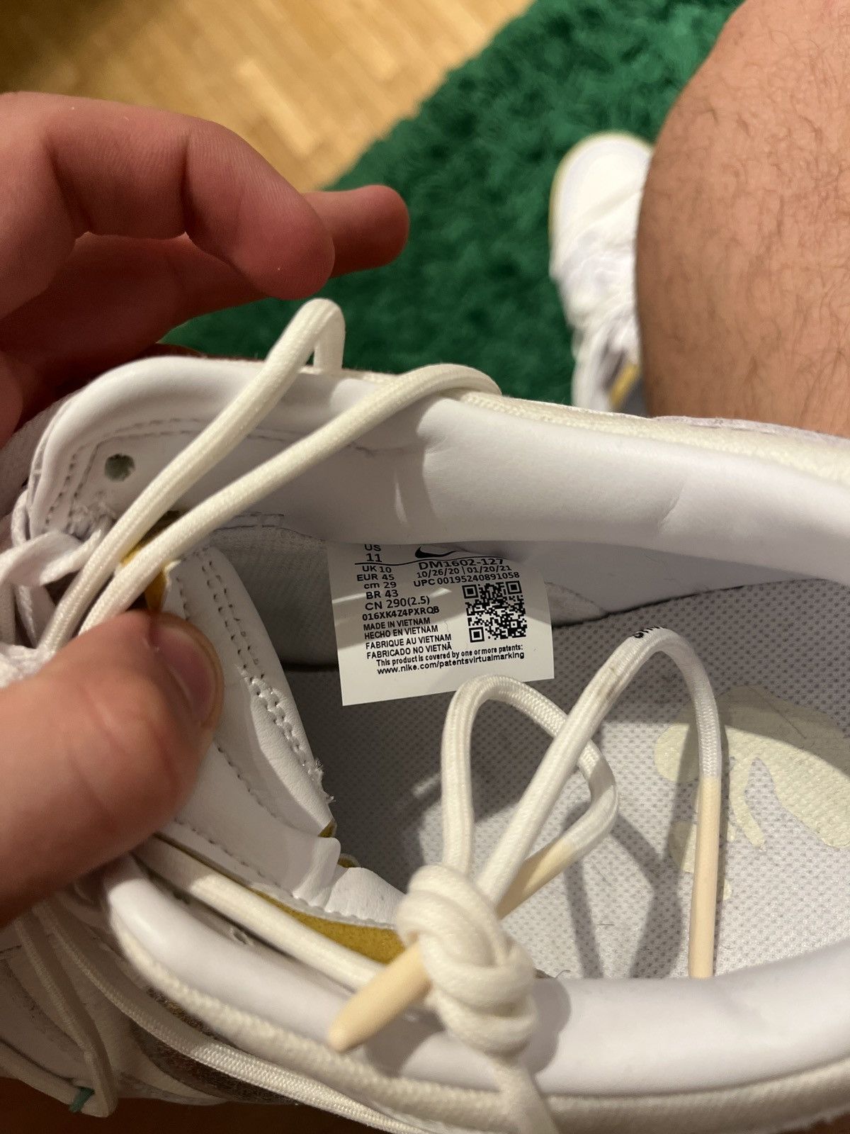 Nike Nike Dunk Off-White Lot 1 Size US 11 / EU 44 - 7 Thumbnail