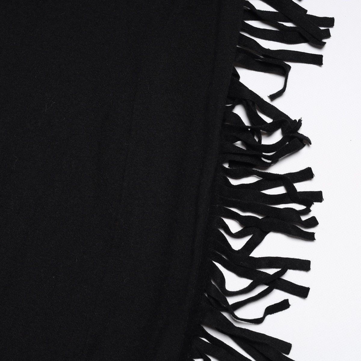 Maison Margiela Maison Margiela MM6 Long Sweater Black Fringe Tunic Dress Size S / US 4 / IT 40 - 6 Thumbnail