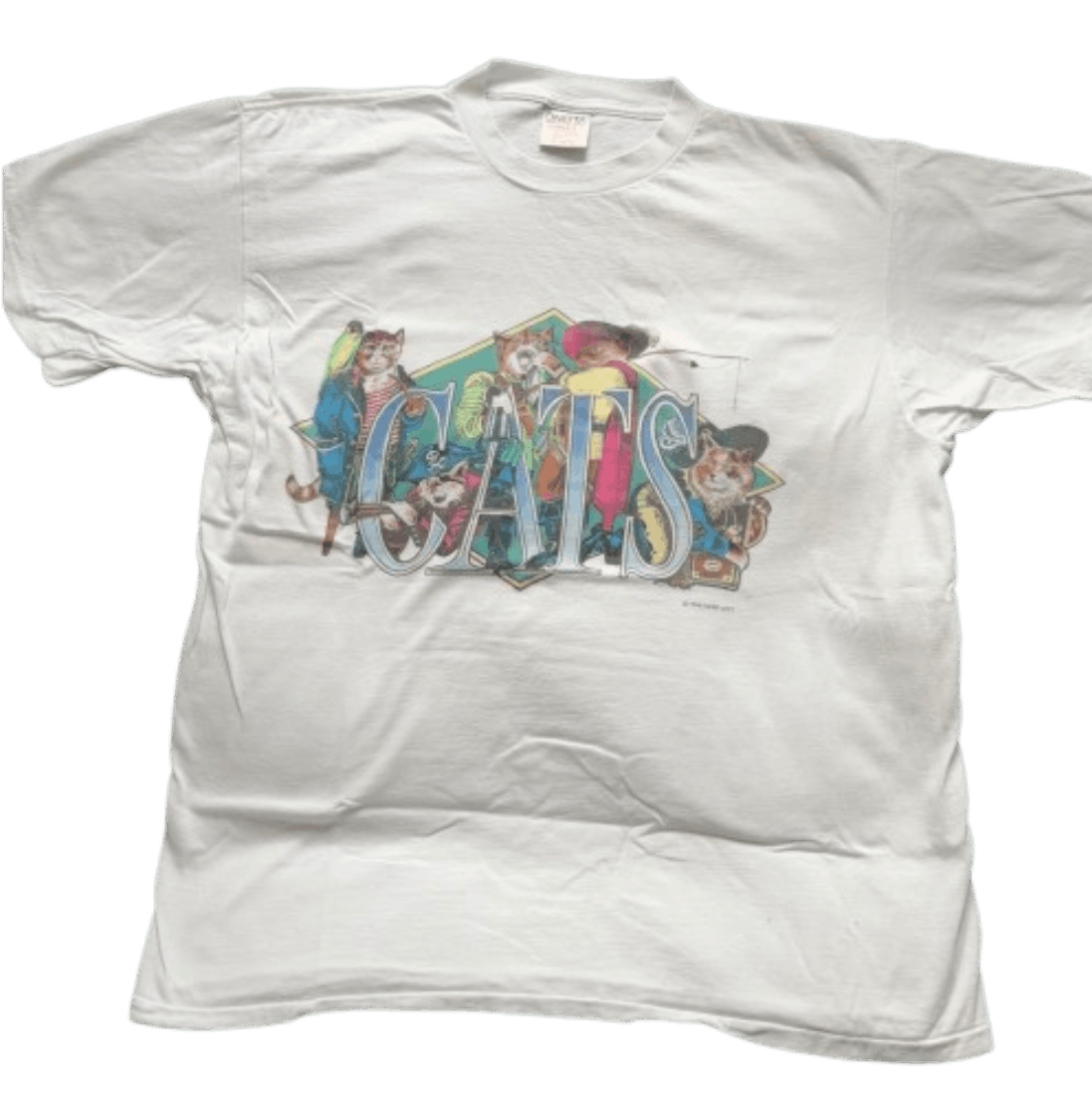 Vintage Vintage 1994 Cat Double-Sided Graphic Tee XL Size US XL / EU 56 / 4 - 2 Thumbnail
