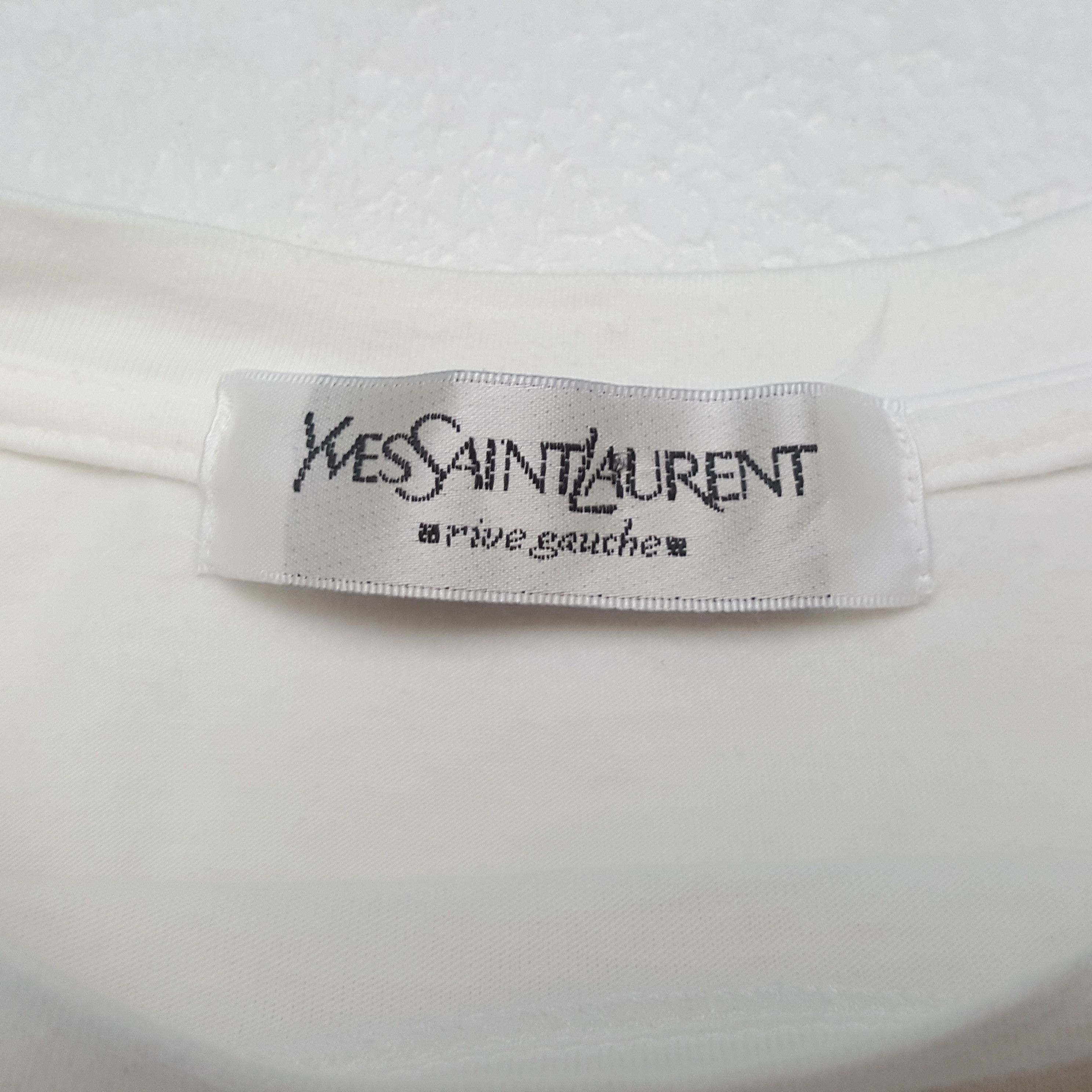 Yves Saint Laurent Vintage Yves Saint Laurent Italian Fashion T-Shirt C301N28 Size XXS / US 00 / IT 34 - 4 Thumbnail