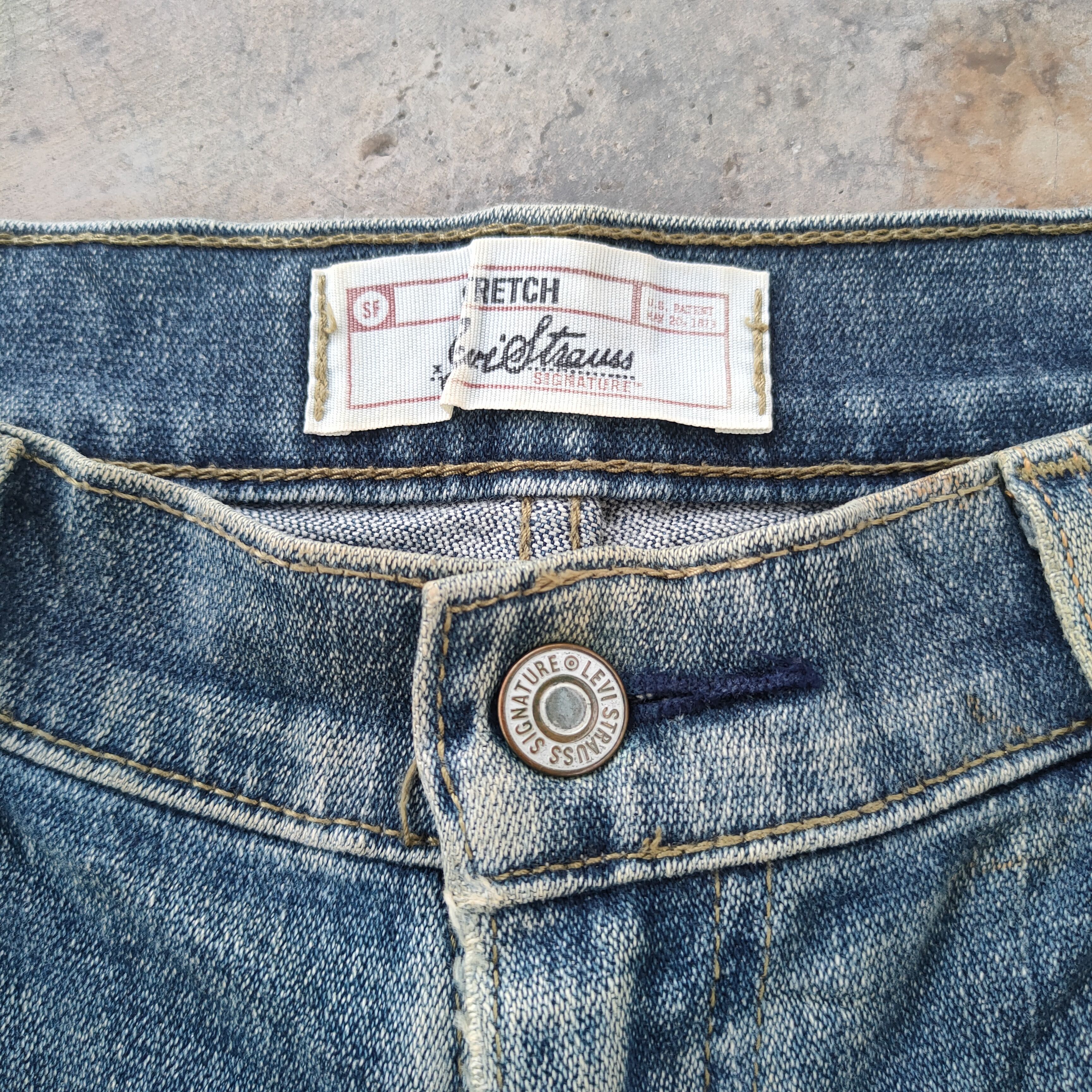 Levi's W36 VINTAGE SIGNATURE FADED RIPPEP JEAN DENIM PANTS Size US 36 / EU 52 - 5 Thumbnail
