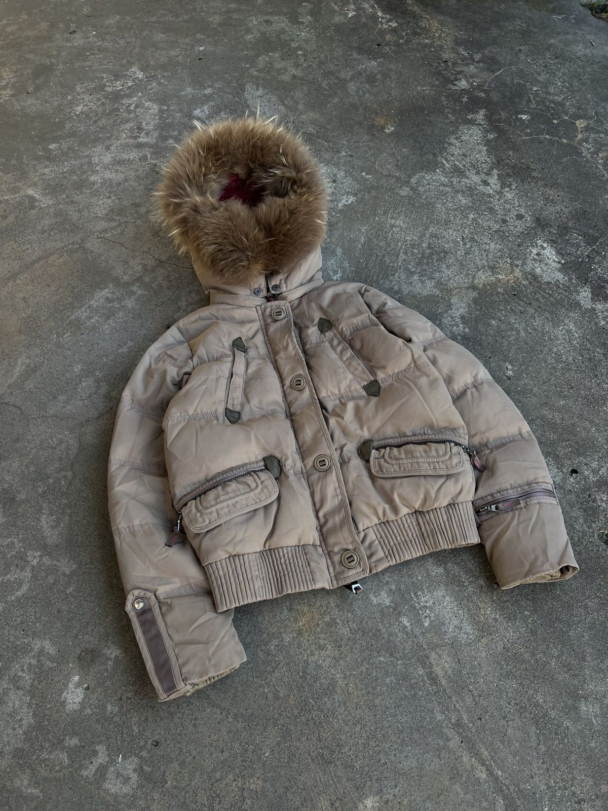 Abercrombie & Fitch Hysteric Glamour If Six Was Nine Faux Fur Jacket LGB Typ Y2k Size S / US 4 / IT 40 - 2 Thumbnail