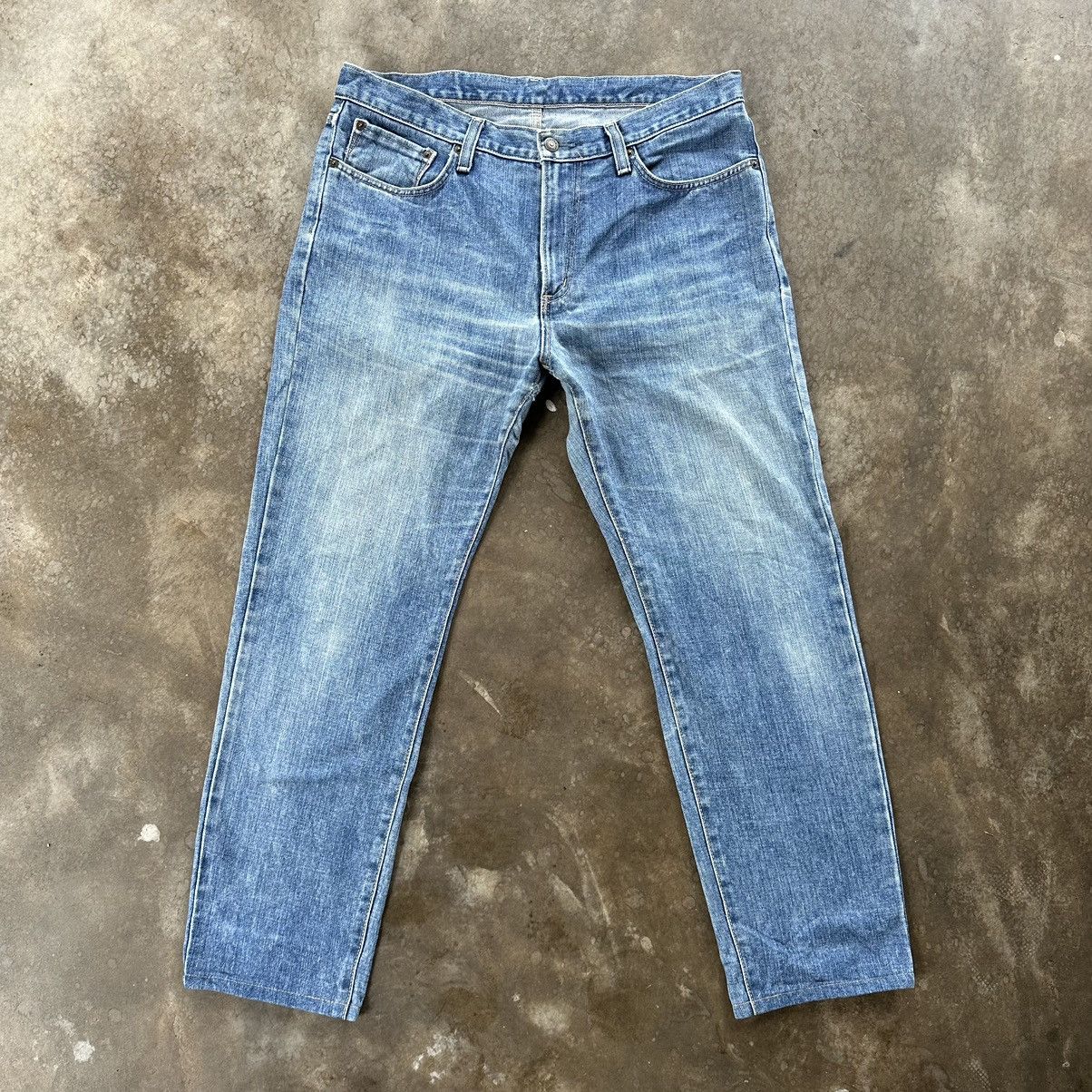 Japanese Brand Vintage Edwin Distressed Faded Denim Jean Pant W36 Size US 36 / EU 52 - 1 Thumbnail