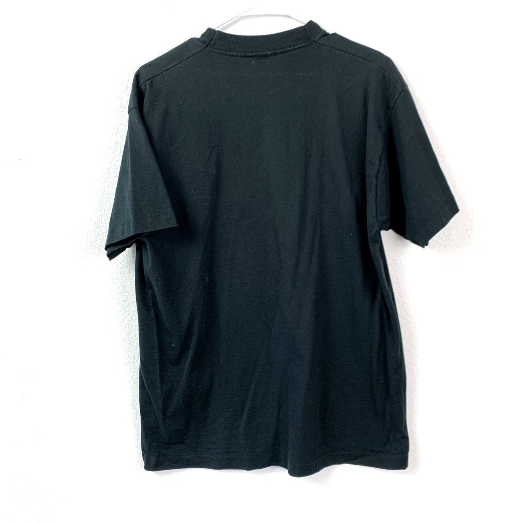 Vintage VINTAGE Screen Stars Best Mickey Gilley Texas Outline T-Shirt Mens XL Black Crew Neck Short Sleeve Graphic Print Size US XL / EU 56 / 4 - 7 Thumbnail