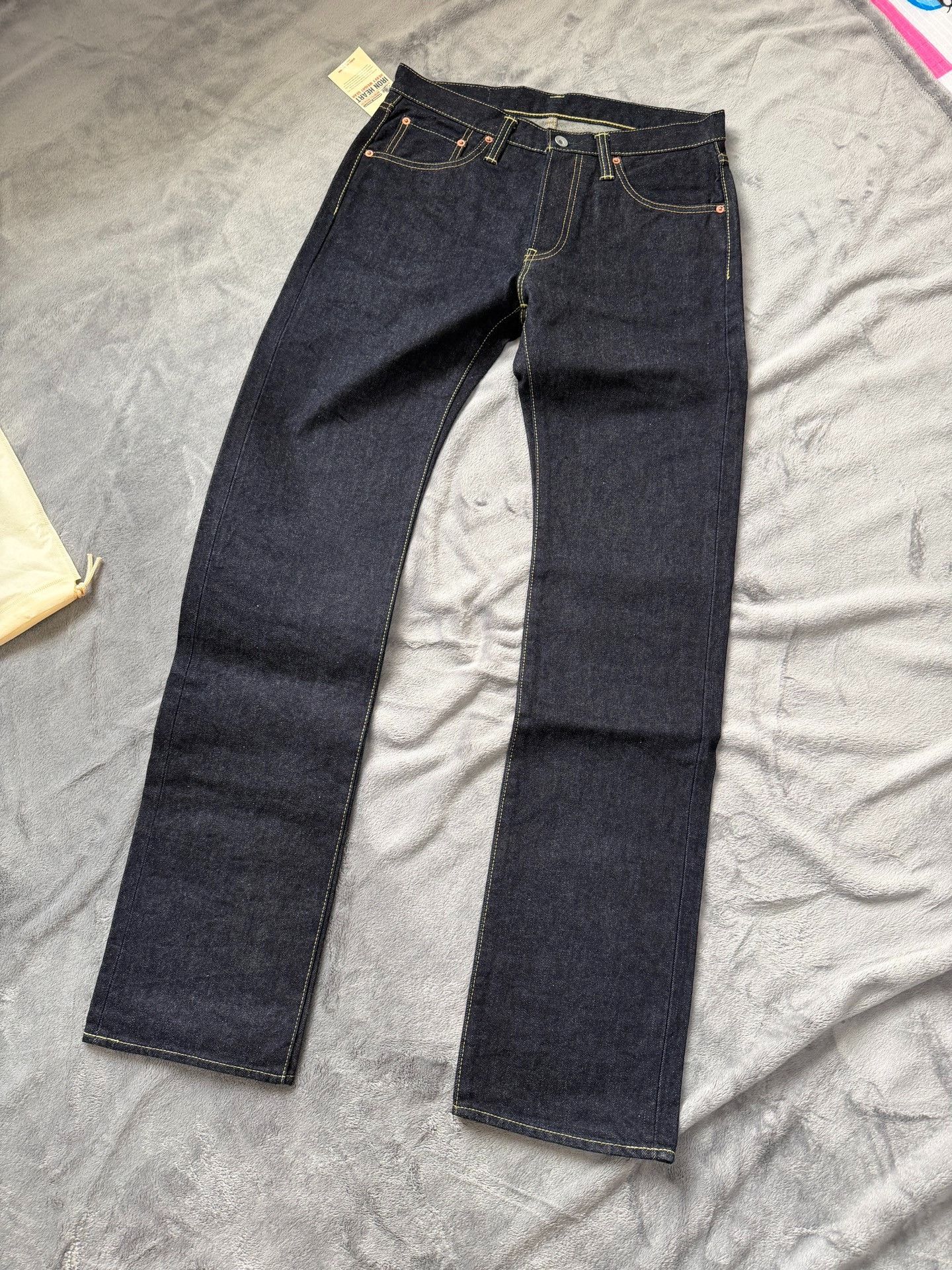Iron Heart IRON HEART 666S Raw Denim Jeans Size US 33 - 1 Thumbnail