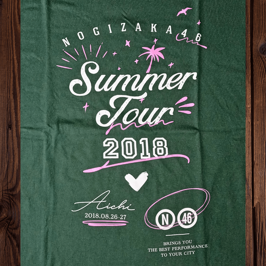 Japanese Brand T-shirt Nogizaka46 Summer Tour 2018 (Aichi) Size US L / EU 52-54 / 3 - 2 Thumbnail