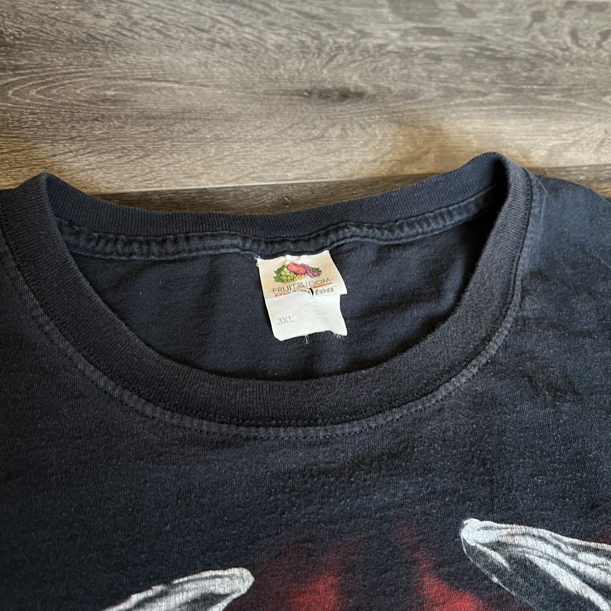 Affliction Vintage 2000s Affliction Style Grim Reaper Skull Graphic Tee Size US XXL / EU 58 / 5 - 5 Thumbnail