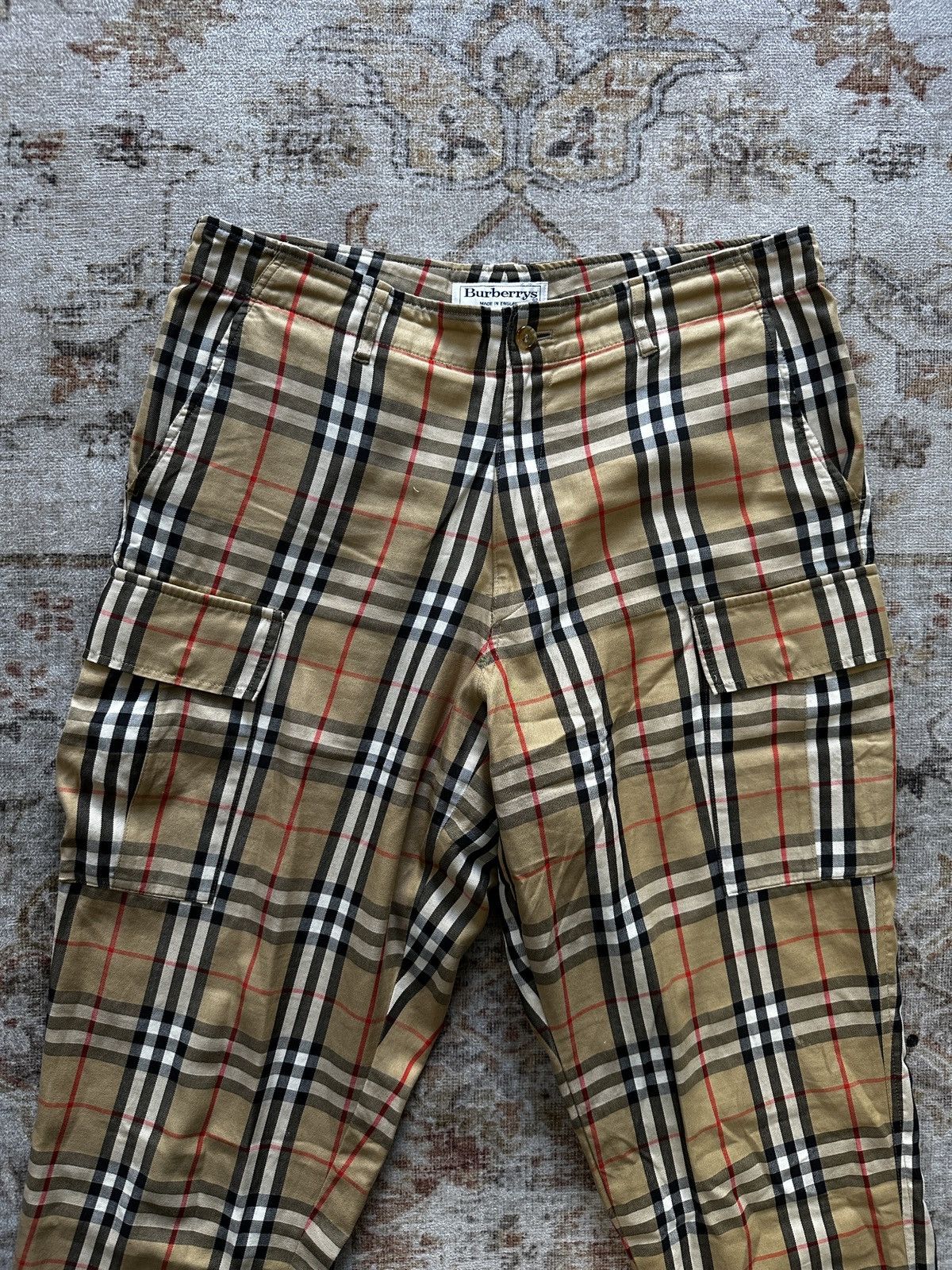 Burberry Vintage Burberry Novecheck Cargo Pant Size US 36 / EU 52 - 2 Thumbnail