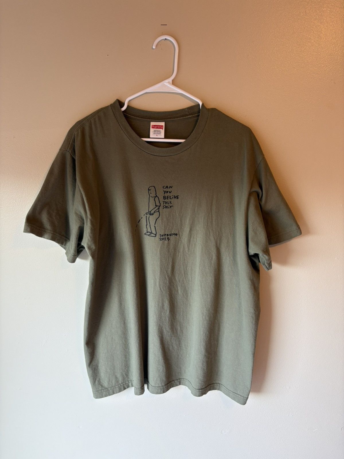 Size xl Supreme No More Shit Tee 