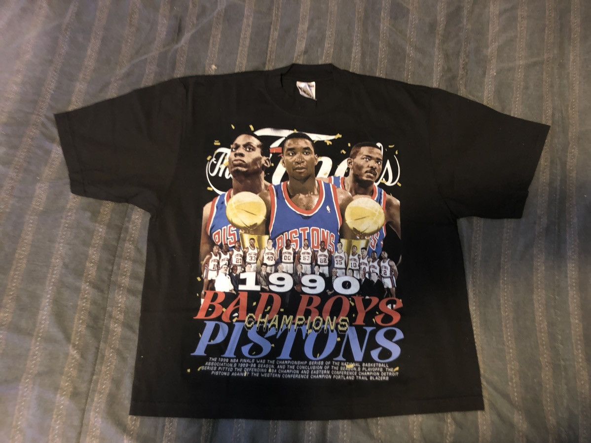 NBA × Rap Tees Detroit pistons Size US XL / EU 56 / 4 - 3 Thumbnail