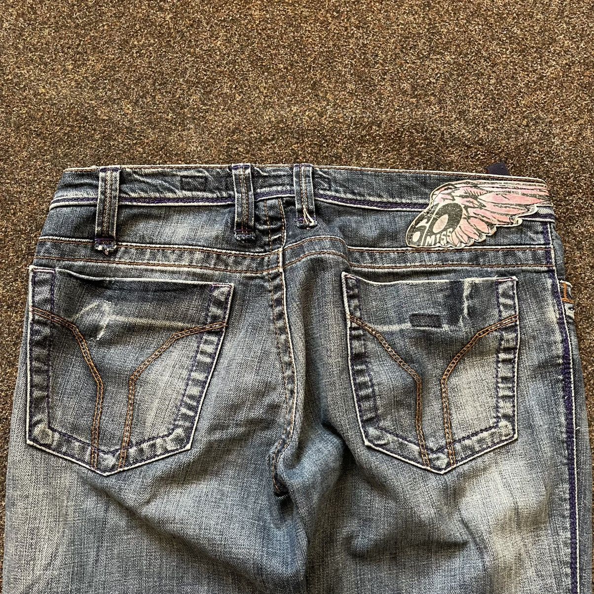 Vintage Vintage Y2K Distressed Baggy Jeans Grunge Skate Logo 36 Size 36" / US 14 / IT 50 - 5 Thumbnail