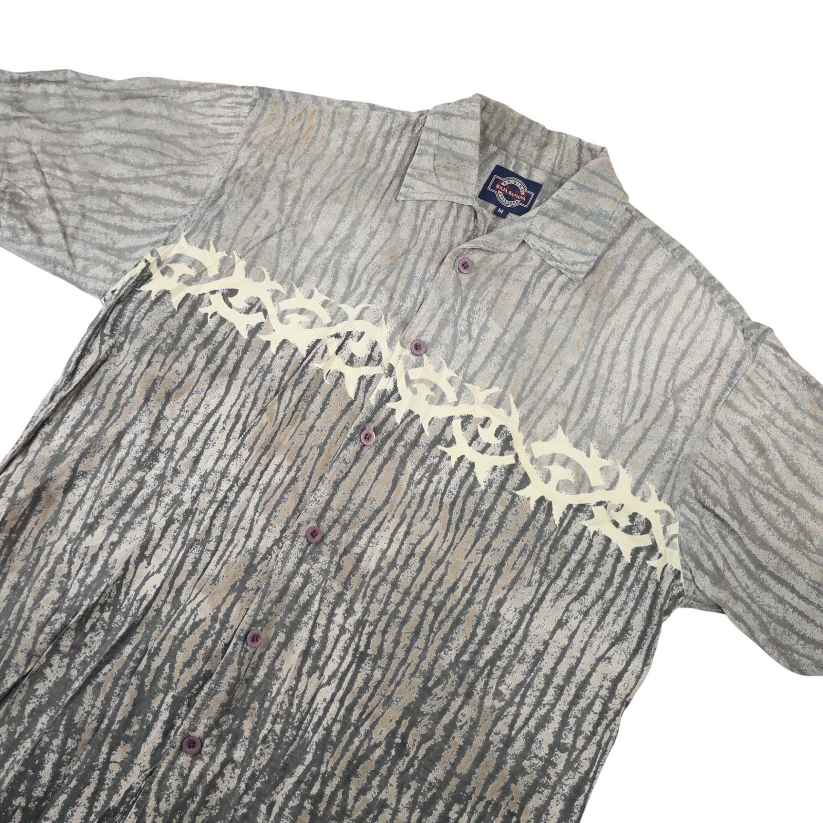 Vintage Vintage Y2k Baja Banana Tribal Allover Print Button Up Shirt Size US L / EU 52-54 / 3 - 2 Thumbnail