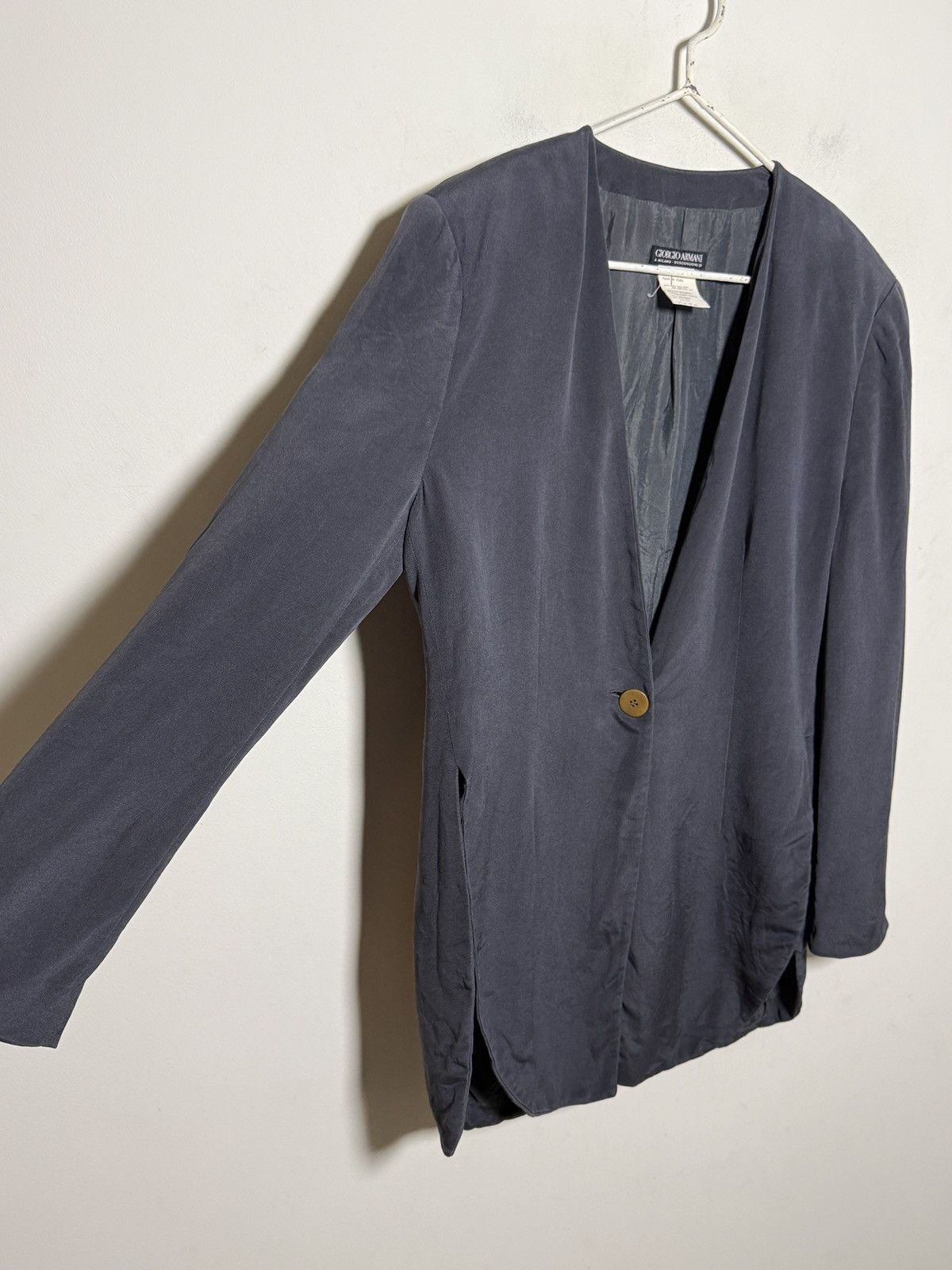 Giorgio Armani Vintage Armani silk blazer jacket s-m Size US M / EU 48-50 / 2 - 6 Thumbnail