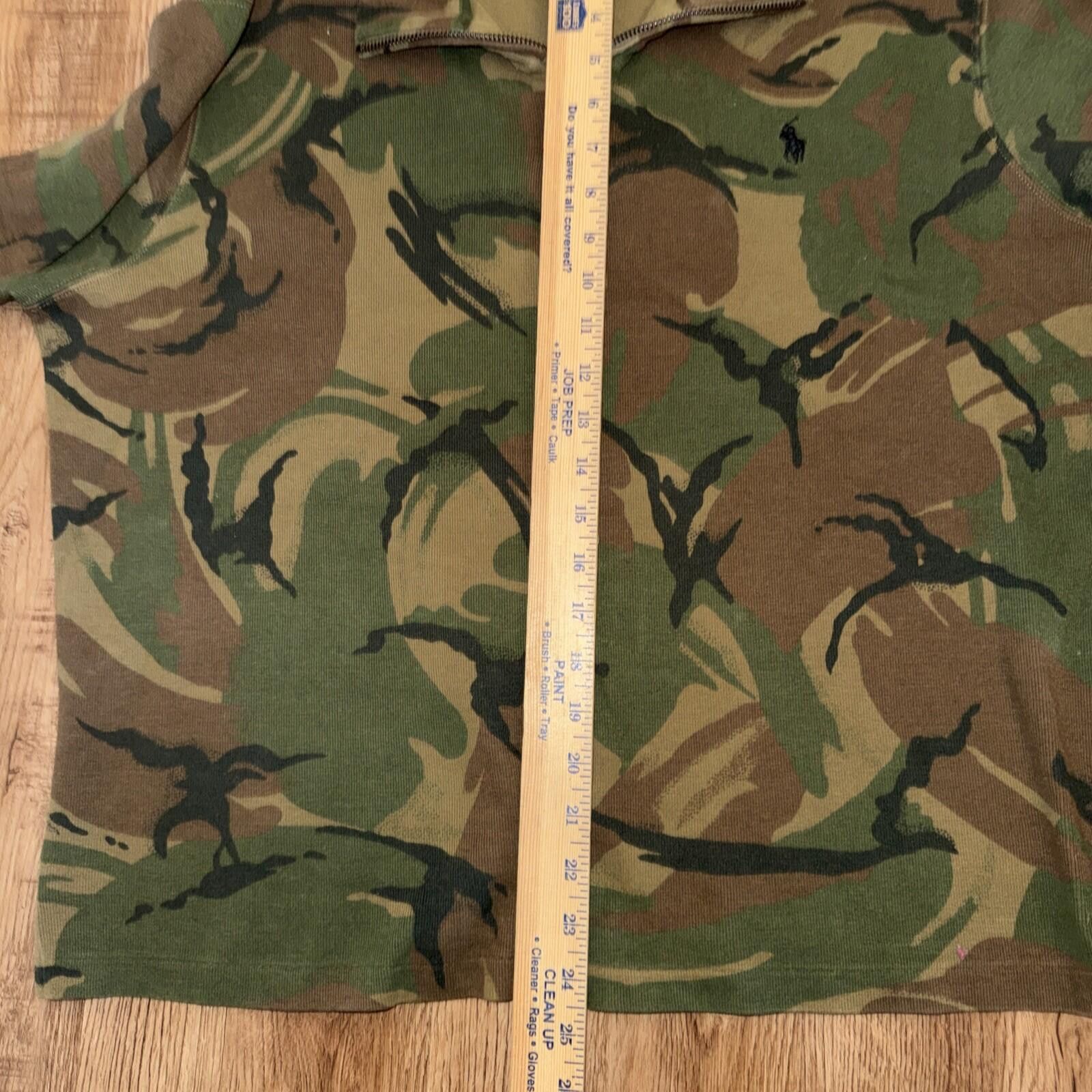 Polo Ralph Lauren Polo Ralph Lauren Camo Camouflage Estate 1/4 Zip Pullover Size US L / EU 52-54 / 3 - 5 Thumbnail