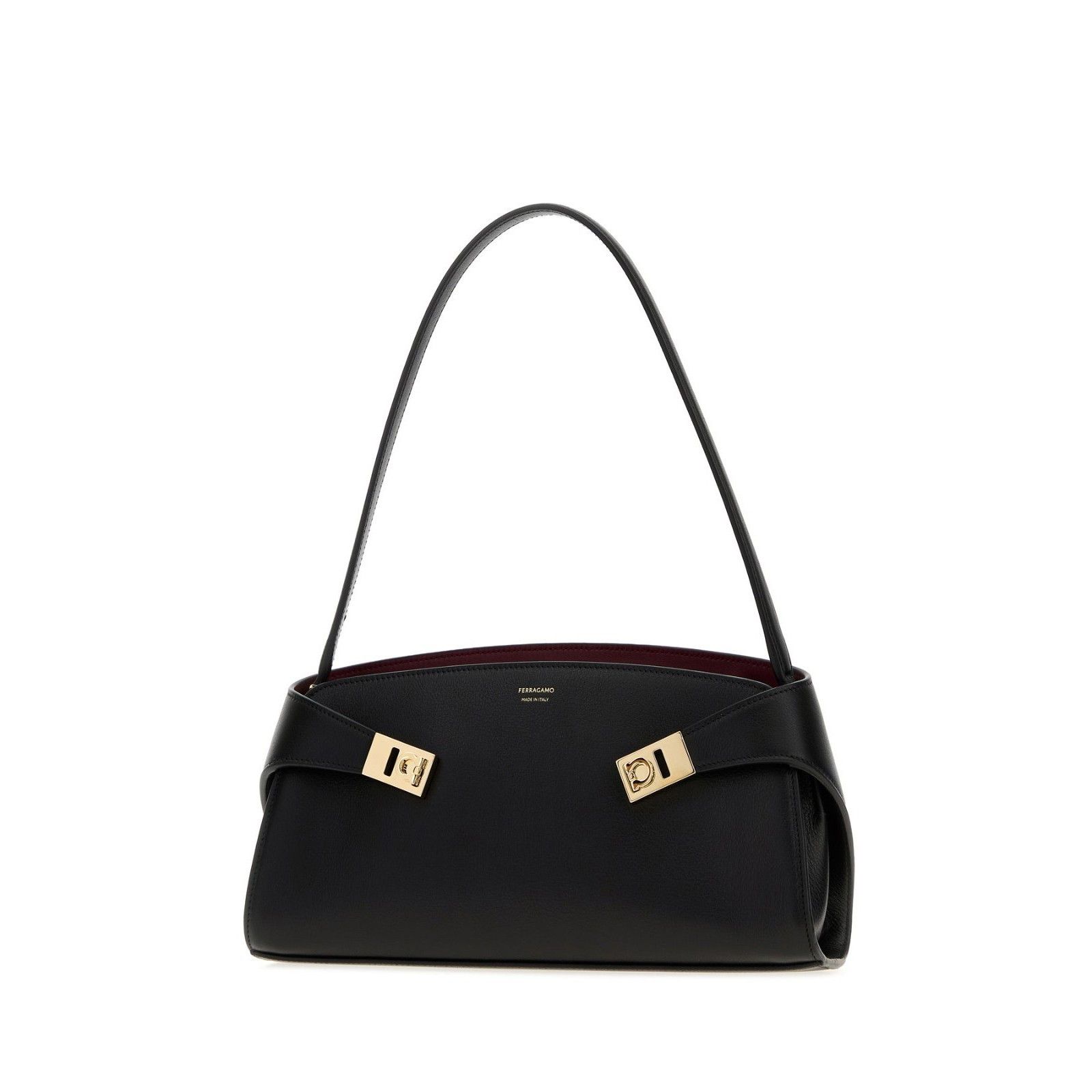 Salvatore Ferragamo FERRAGAMO Hug Black Shoulder Bag New Size ONE SIZE - 2 Thumbnail