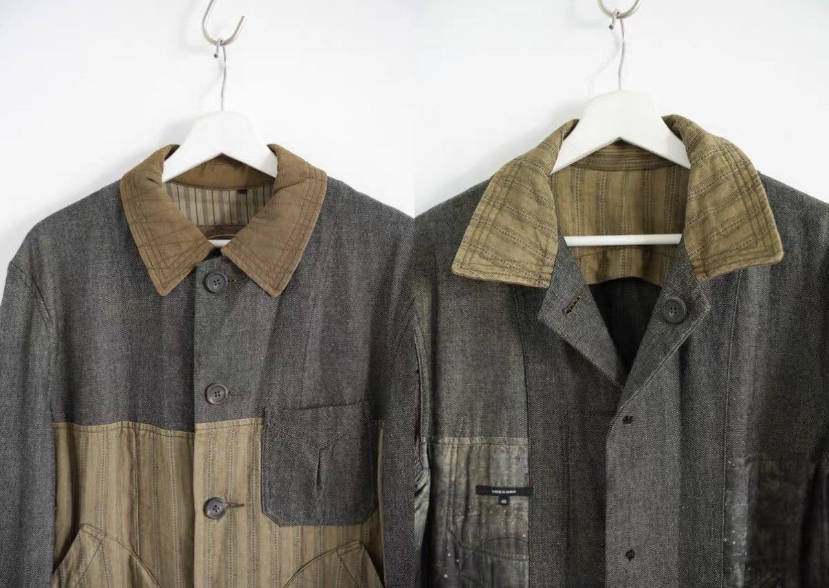 Yohji Yamamoto Ziggy Chen 22aw Illusion Reversible Jacket K4 Size US S / EU 44-46 / 1 - 4 Thumbnail