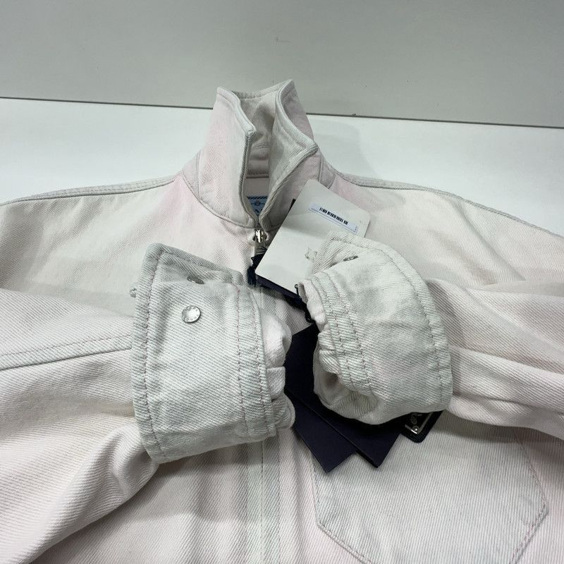 Prada Prada Pink Triangle Logo Short Jacket-2506 Size US S / EU 44-46 / 1 - 4 Thumbnail