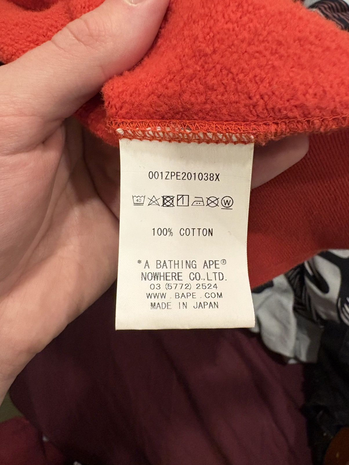Bape Red XXV Bape hoodie Size US XL / EU 56 / 4 - 15 Thumbnail