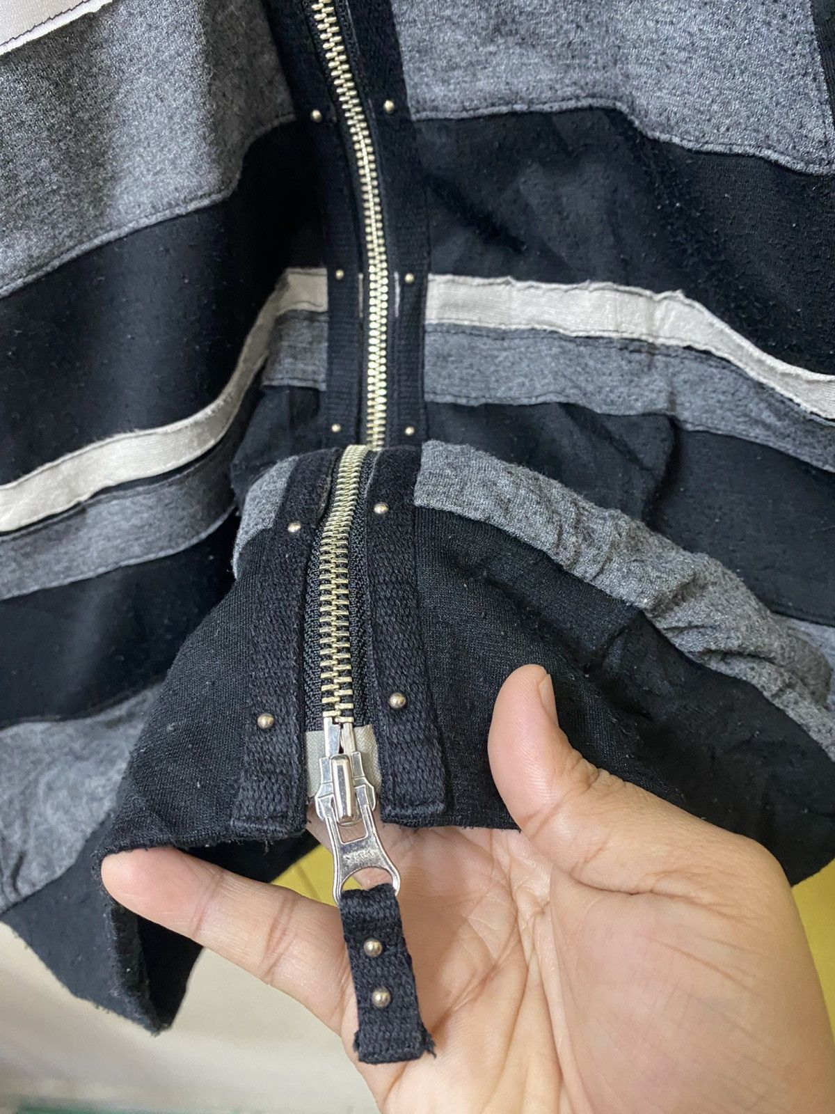 Japanese Brand Ozz Croce Connect Fabric Sweater Dragon Logo Zipper Size XXS / US 00 / IT 34 - 6 Thumbnail