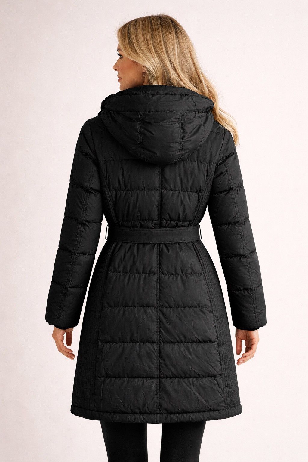 Burberry Burberry Black Belted Down Puffer Jacket w Hood S/P Size S / US 4 / IT 40 - 9 Thumbnail