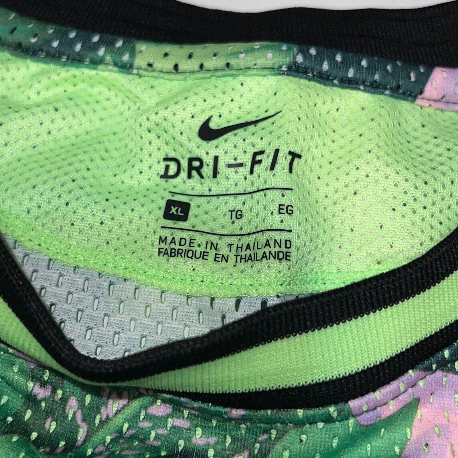 Nike Nike Dri Fit Hoopfly Basketball Jersey AQ9485-315 Boys XL Size US XXS / EU 40 - 5 Thumbnail