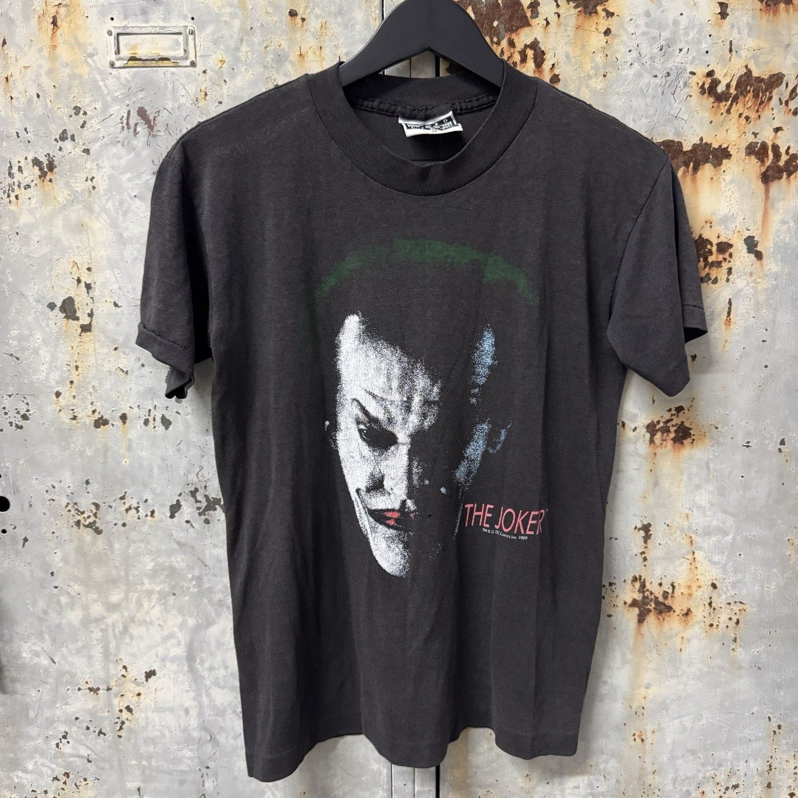 DC Comics Vintage 1989 The Joker Jack Nicholson Comics Batman T Shirt Size US M / EU 48-50 / 2 - 1 Thumbnail