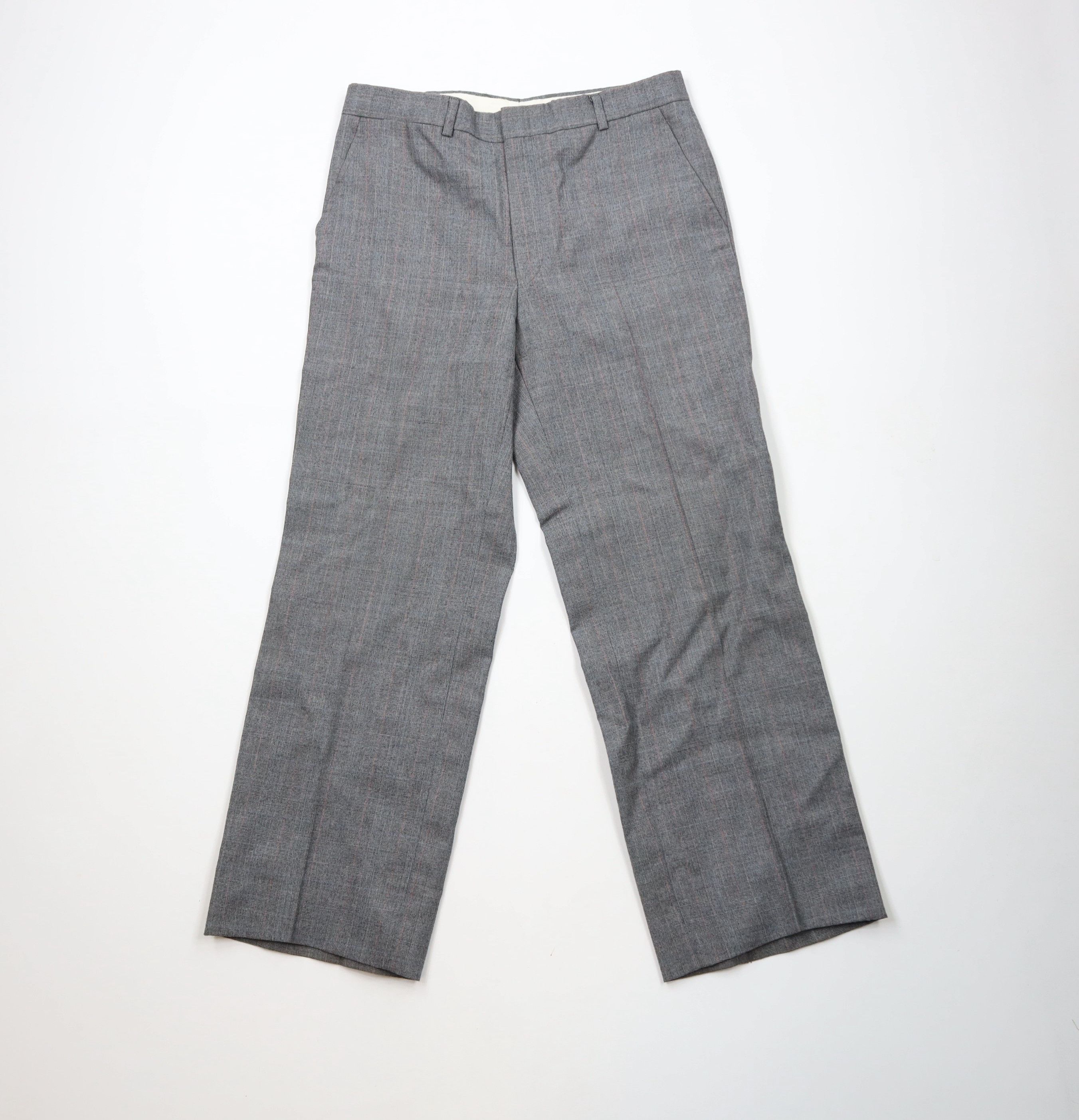 Vintage Vintage 70s Streetwear Wool Blend Wide Leg Chino Pants USA Size US 32 / EU 48 - 1 Thumbnail