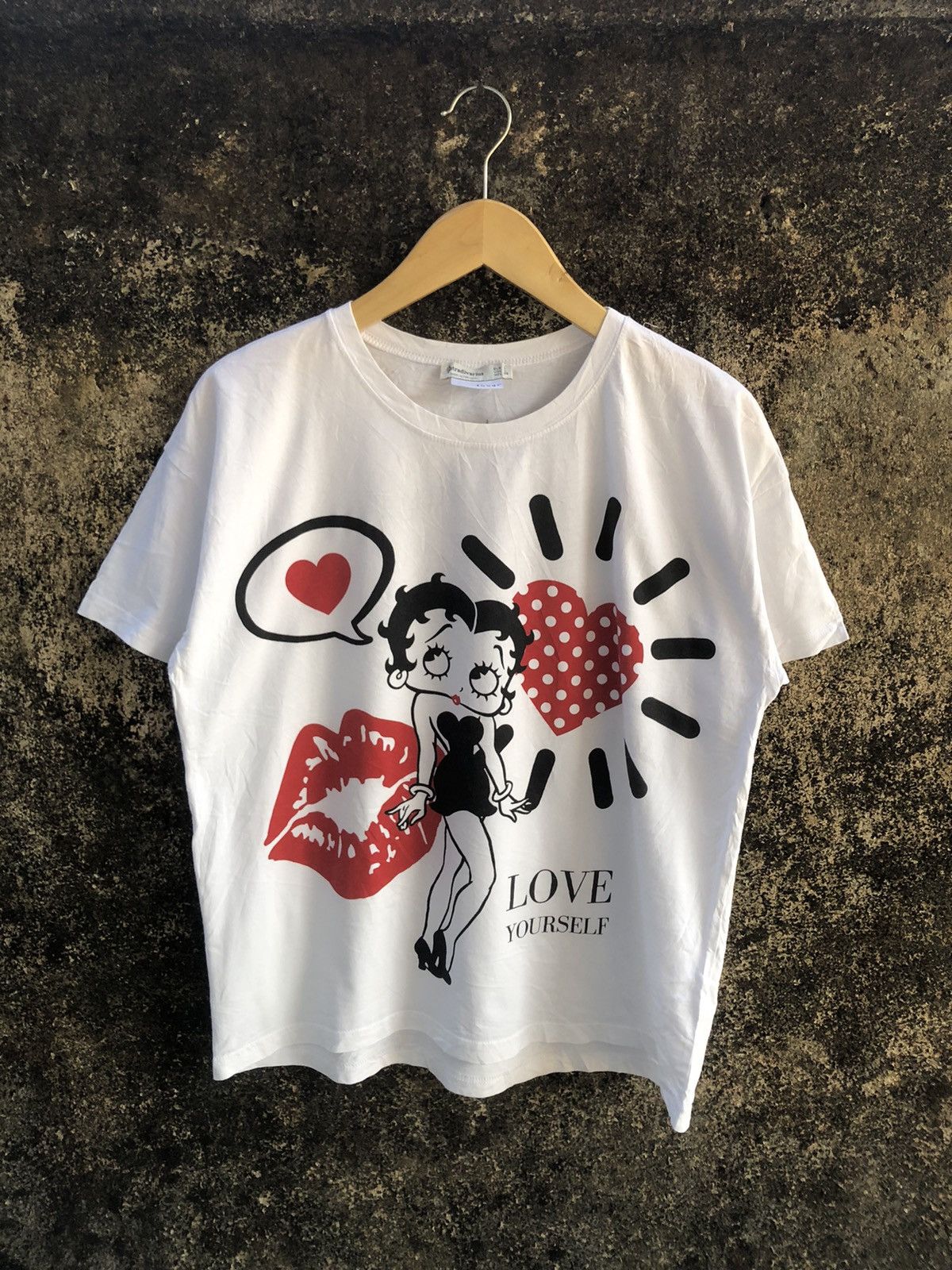 Stradivarius × Vintage Betty Boop x Stradivarius T-Shirt Size M / US 6-8 / IT 42-44 - 1 Thumbnail