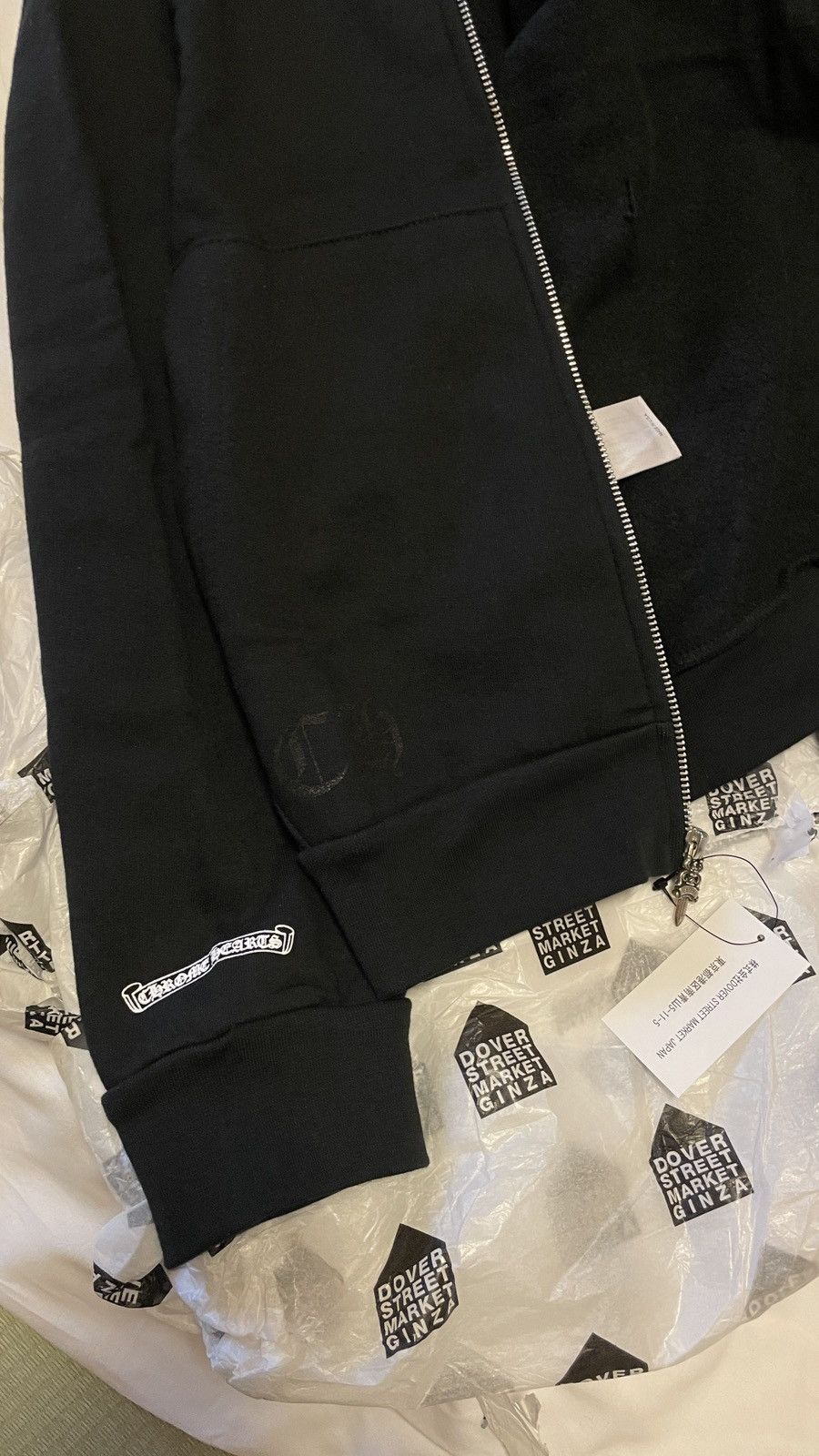 Chrome Hearts Dover Street Market x Chrome Hearts Zip Up Hoodie Size US XL / EU 56 / 4 - 7 Thumbnail