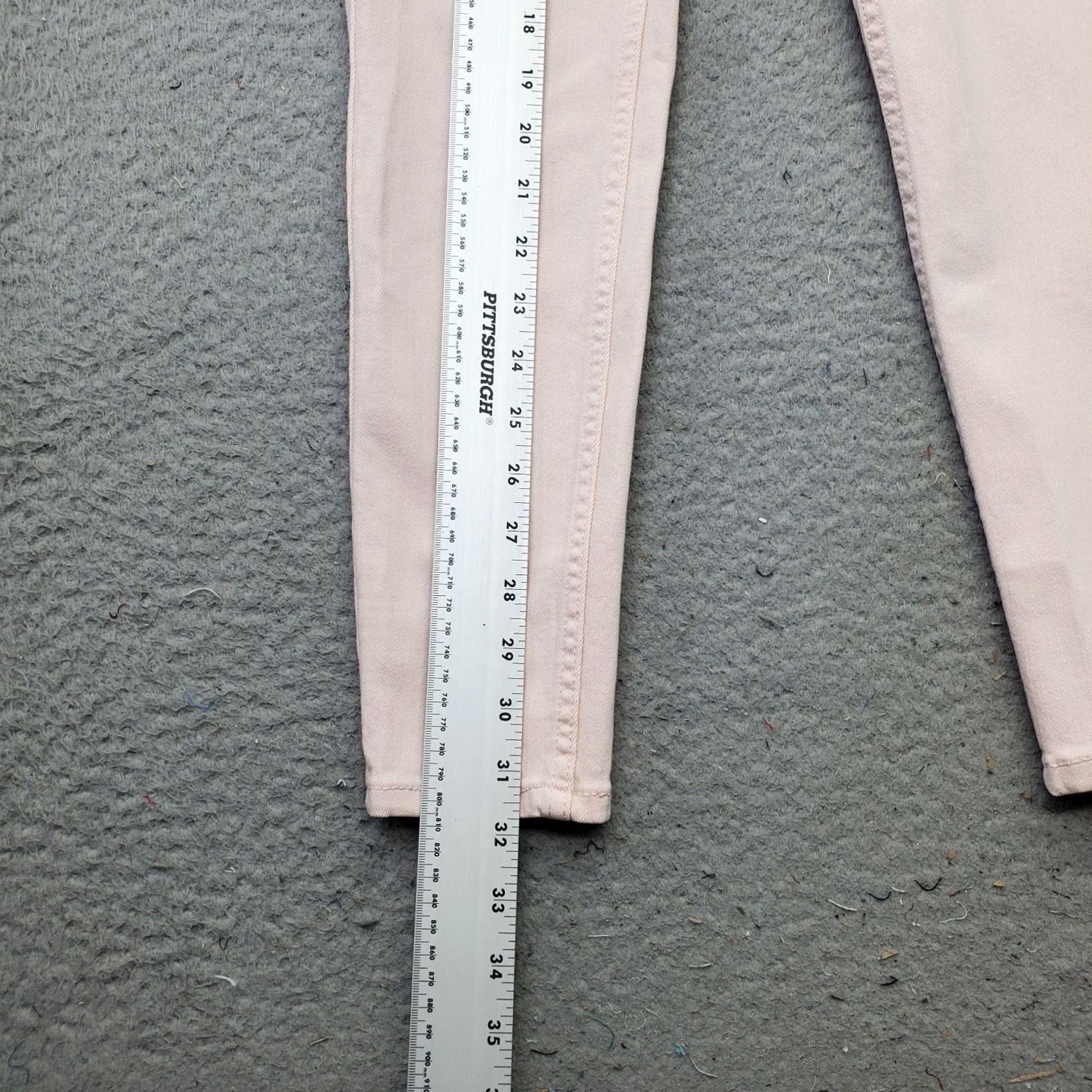 Levi's Levi's Jeans Womens Size 26 Pink Flat Front White Tab Skinny 5-Pocket Design Jeans Size 26" / US 2 / IT 38 - 3 Thumbnail