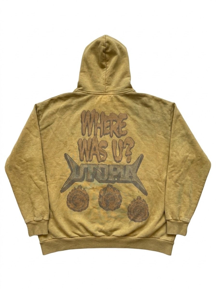 Travis Scott ‏Utopia Tour Asia Hoodie Size US XL / EU 56 / 4 - 2 Thumbnail