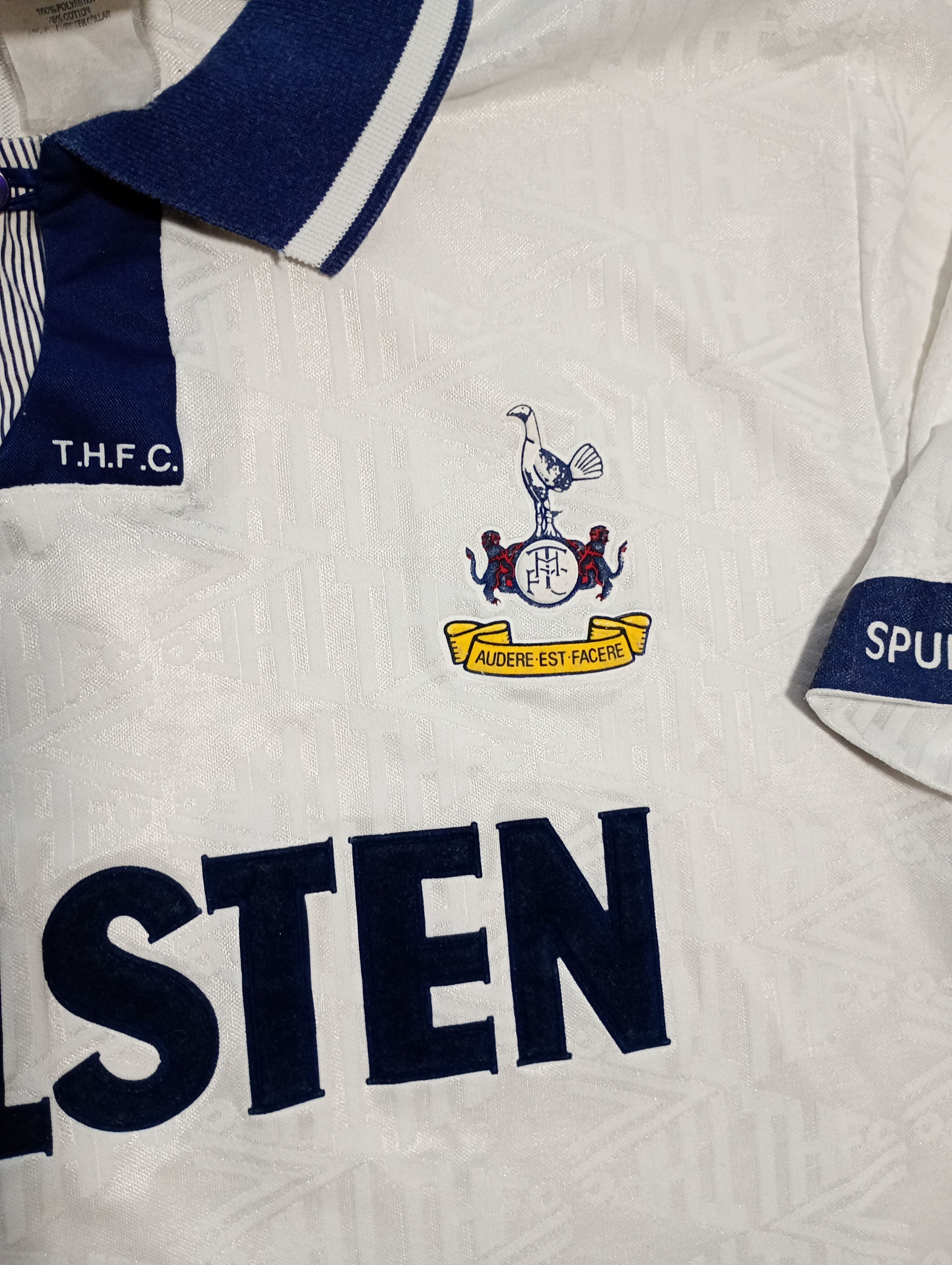 Umbro Umbro Tottenham Hotspur Home Jersey 1991-1993 Size US L / EU 52-54 / 3 - 14 Thumbnail