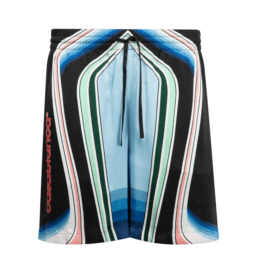 Casablanca o1h1sh11225 Drawstring Shorts in Multicolor Size US 34 / EU 50 - 1 Thumbnail