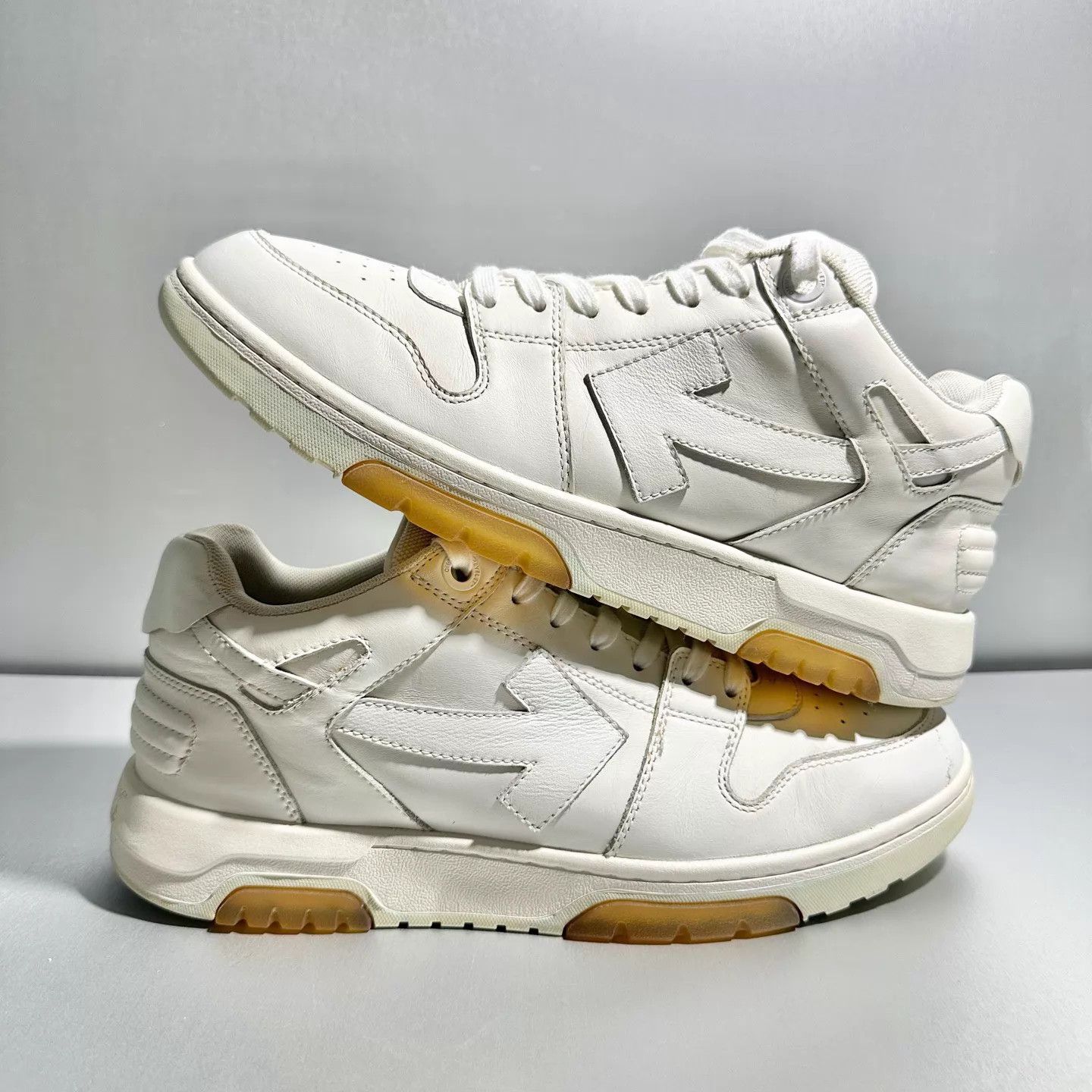 Off-White Off-White pure white low-top sneakers 44 EU like new Size US 11 / EU 44 - 3 Thumbnail