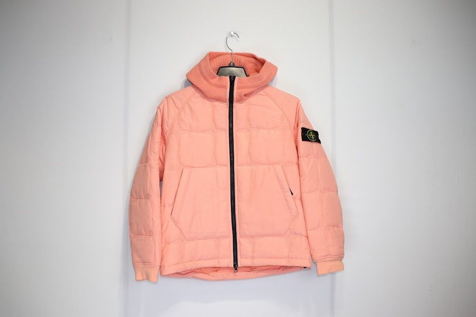 Stone Island o1rshd1 Padded Blouson Down Jacket in Pink Size US M / EU 48-50 / 2 - 2 Thumbnail
