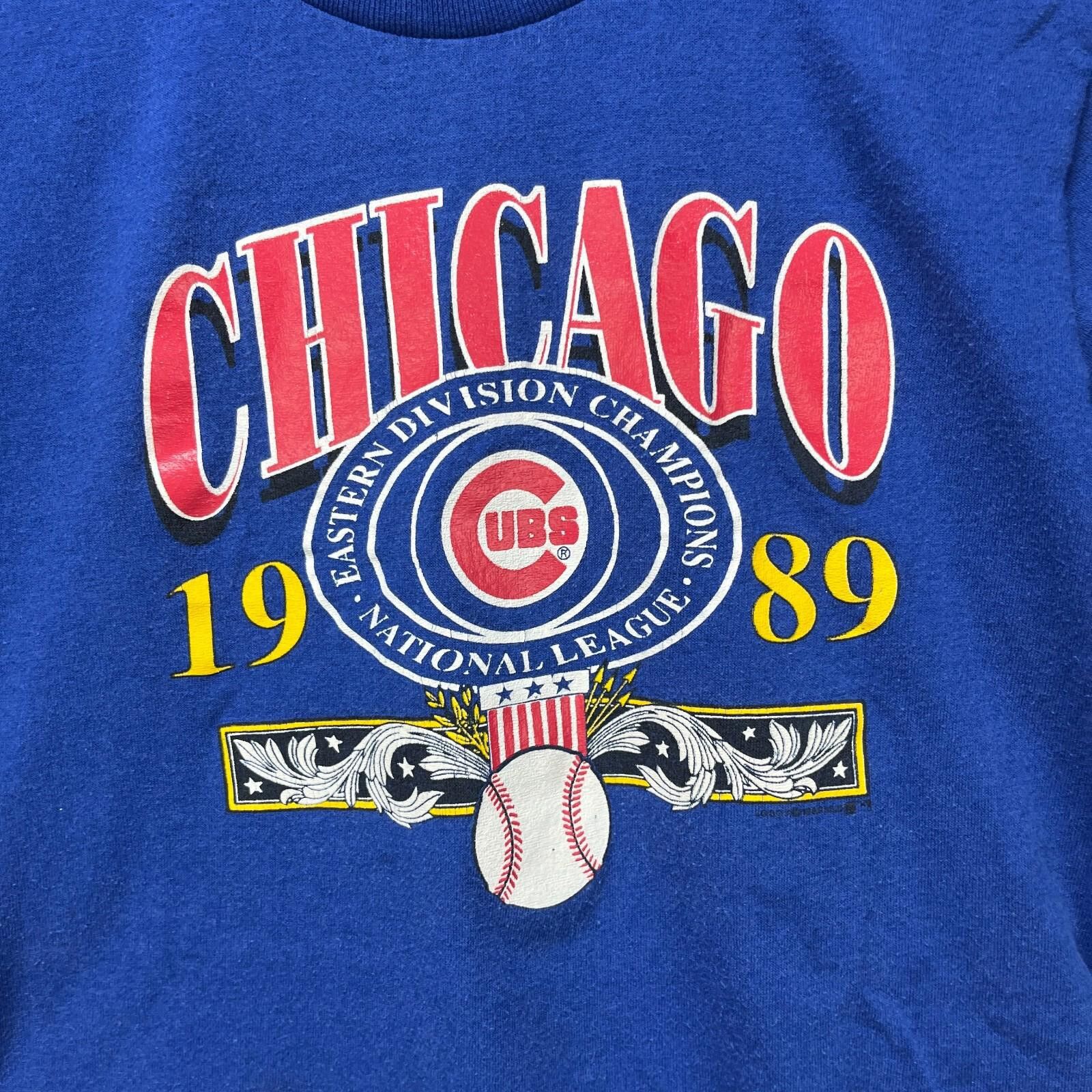 Other Vintage 80s Chicago Cubs Logo 7 T Shirt Youth Large Size ONE SIZE - 3 Thumbnail