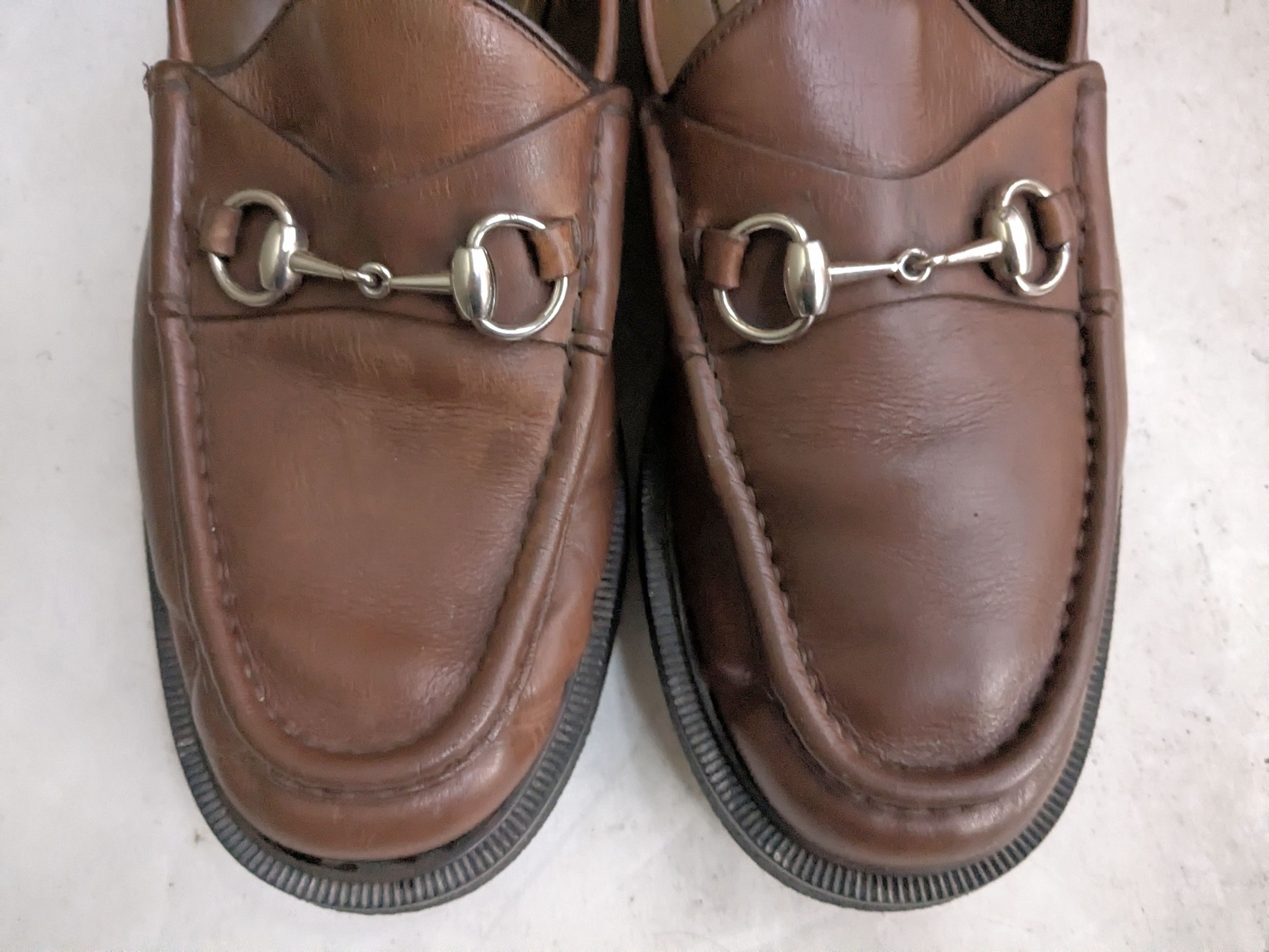 Gucci Gucci Horsebit Driving Loafers Brown Leather 10 Buckle Size US 10 / EU 43 - 2 Thumbnail